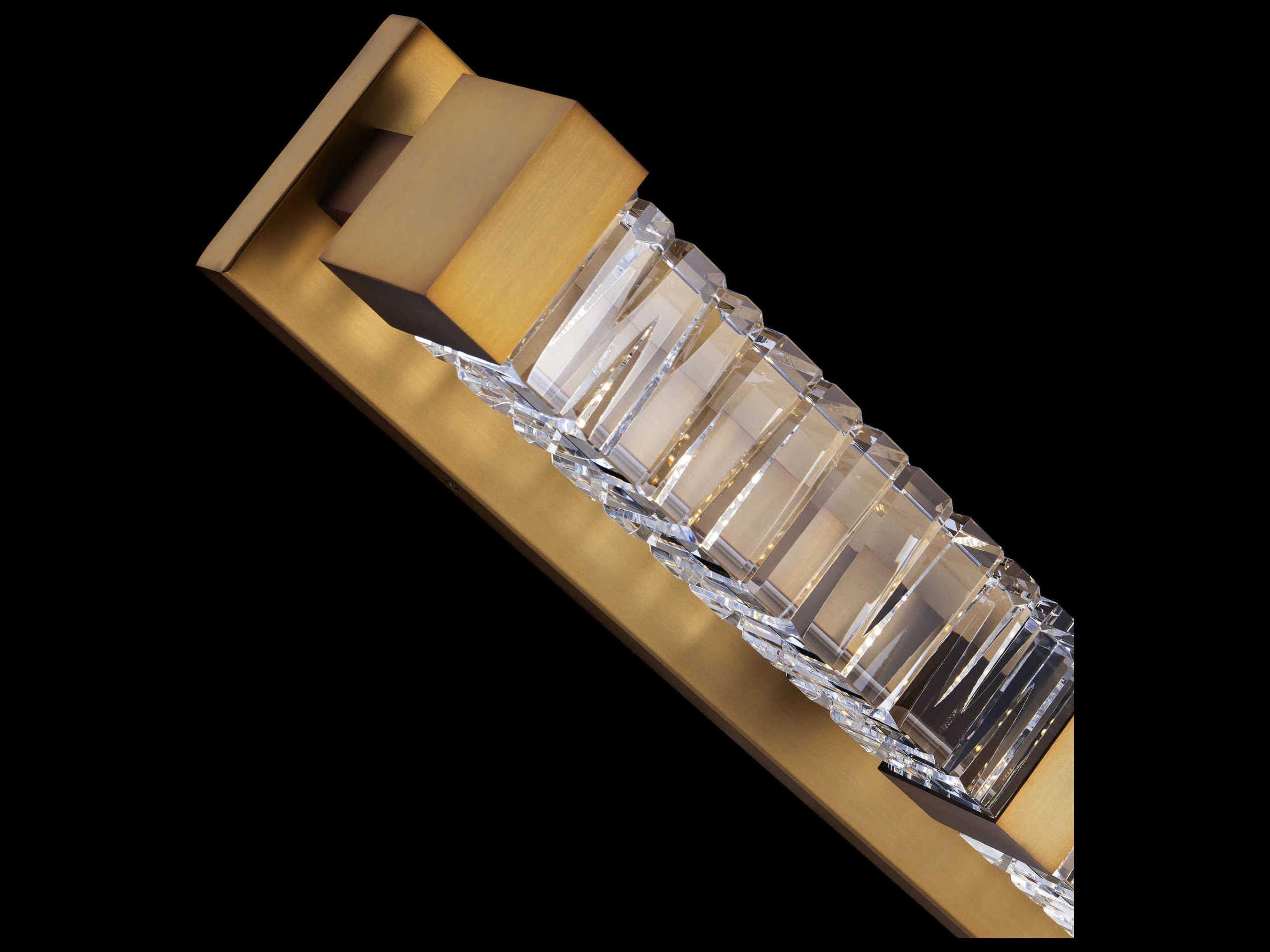 Schonbek Guild 1-Light Aged Brass Vanity Light