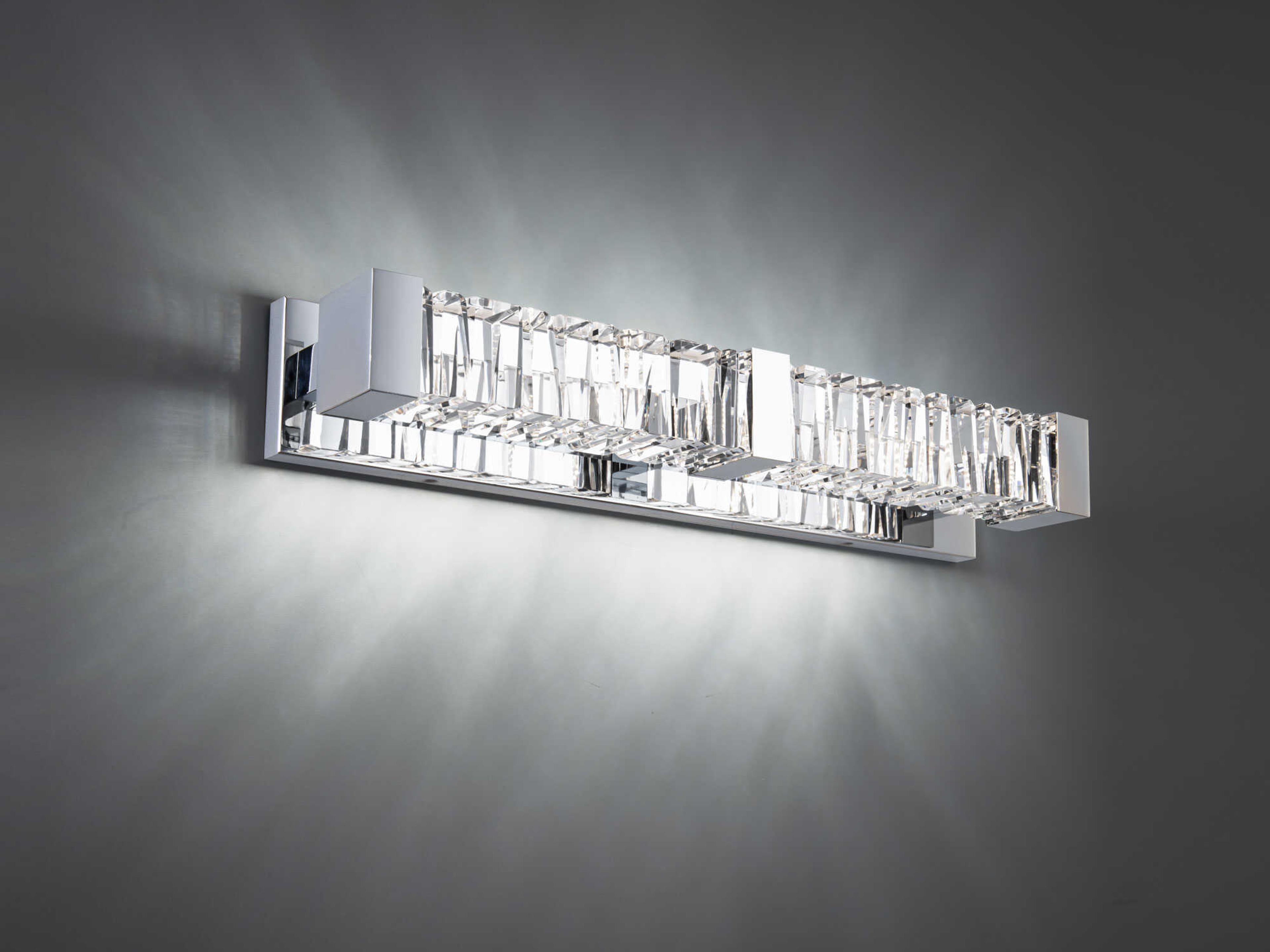 Schonbek Guild 2-Light Polished Chrome Vanity Light