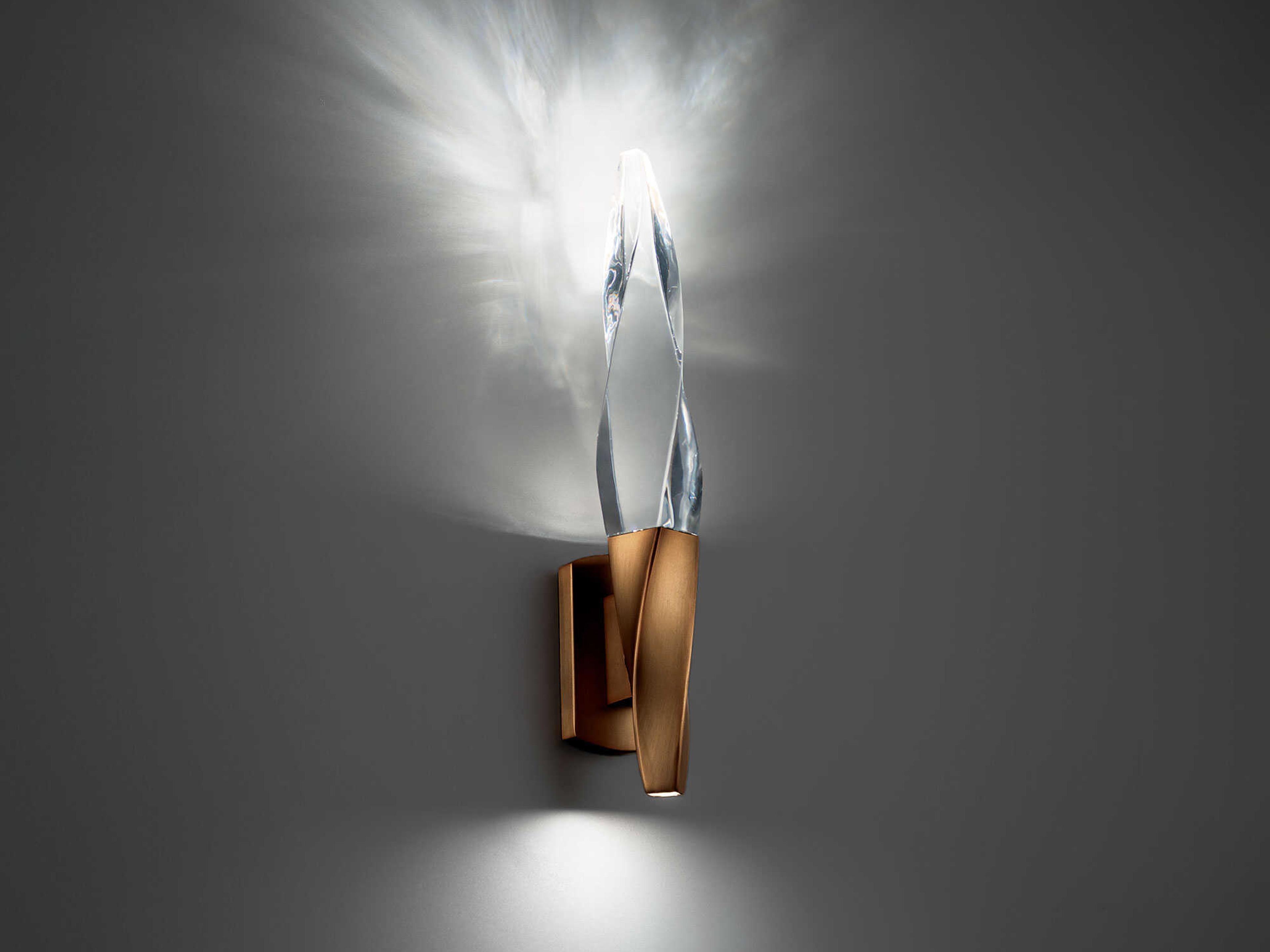 Schonbek Kindjal 1-Light Aged Brass Wall Sconce