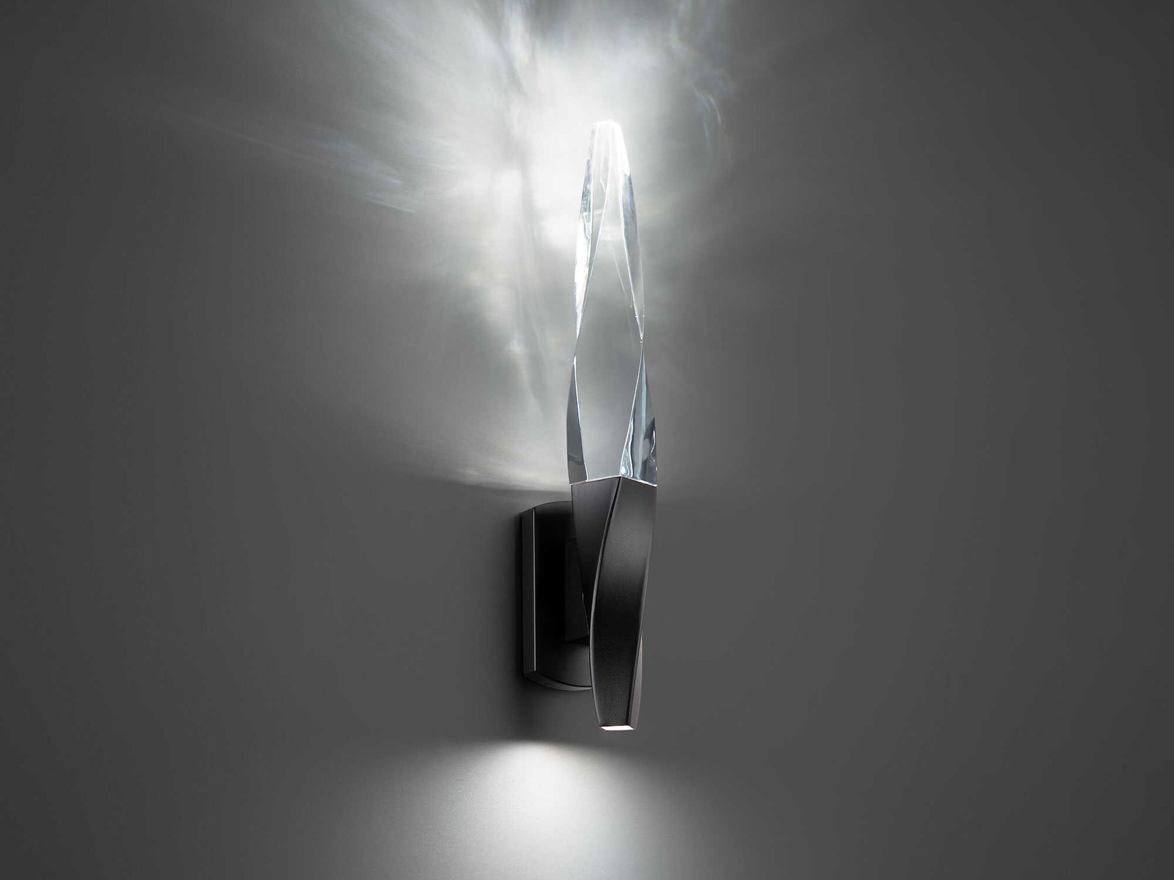 Schonbek Kindjal 1-Light Black Wall Sconce