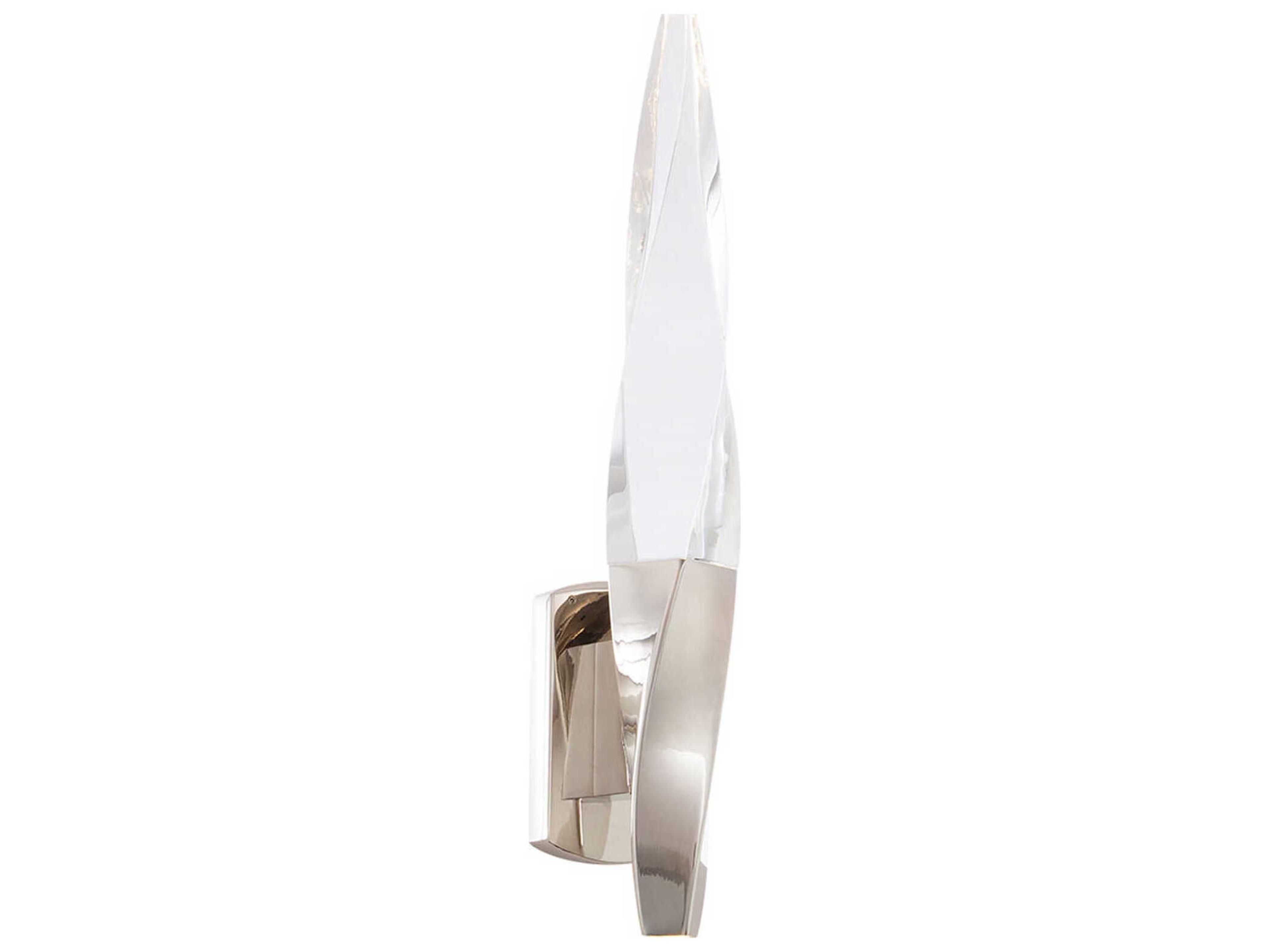 Kindjal 1-Light Polished Nickel Wall Sconce