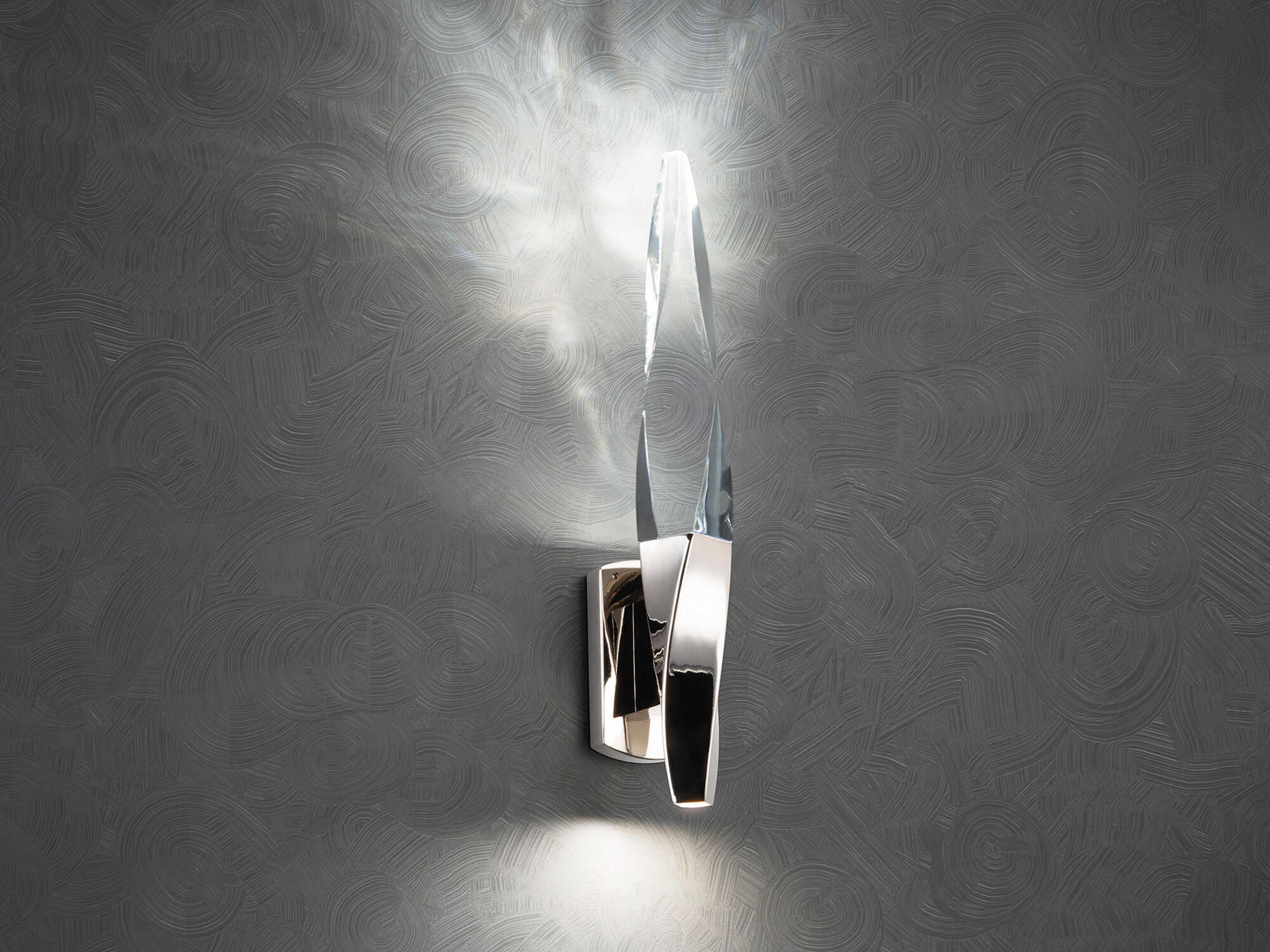 Schonbek Kindjal 1-Light Polished Nickel Wall Sconce