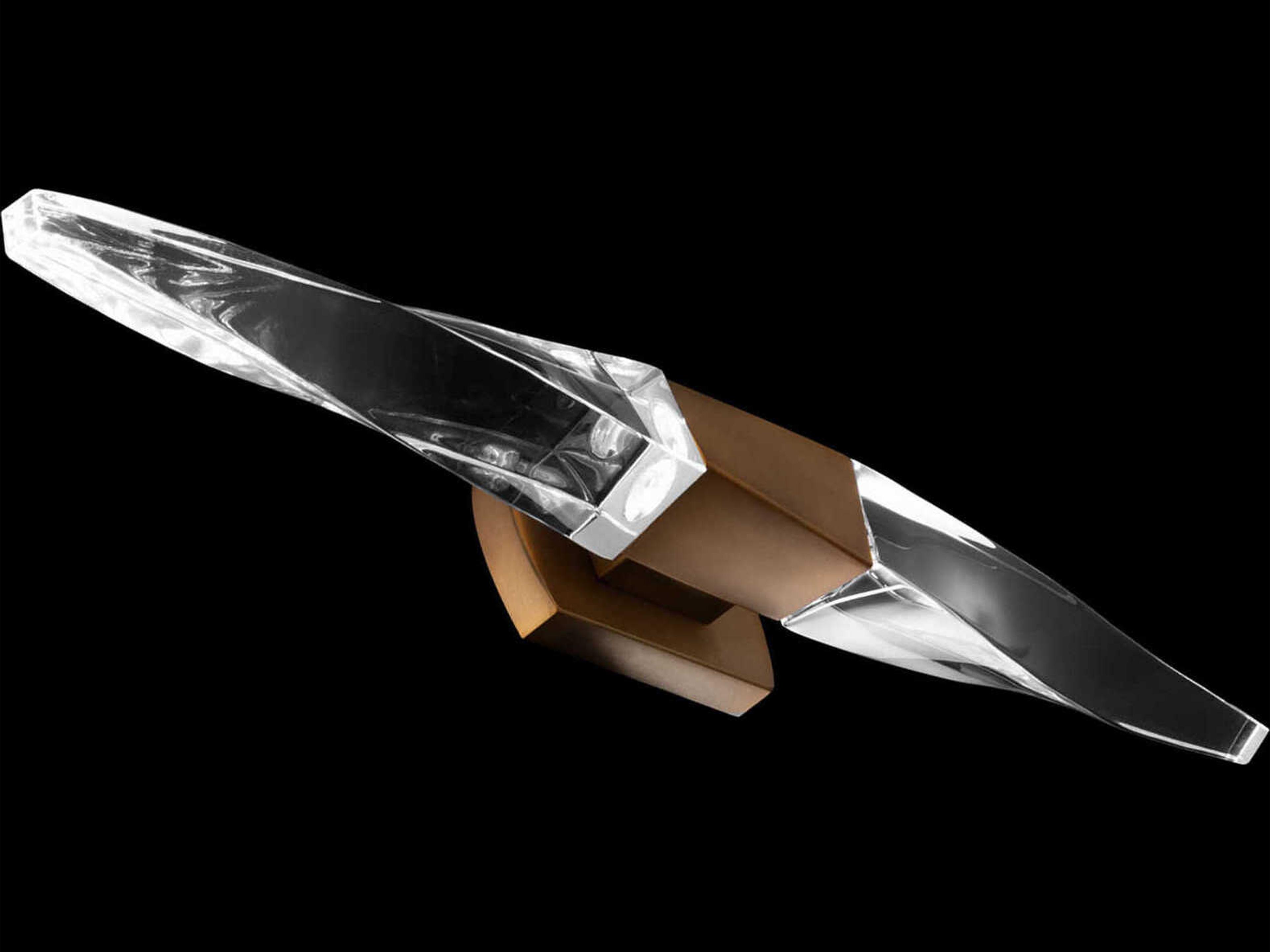 Schonbek Kindjal 2-Light Aged Brass Vanity Light