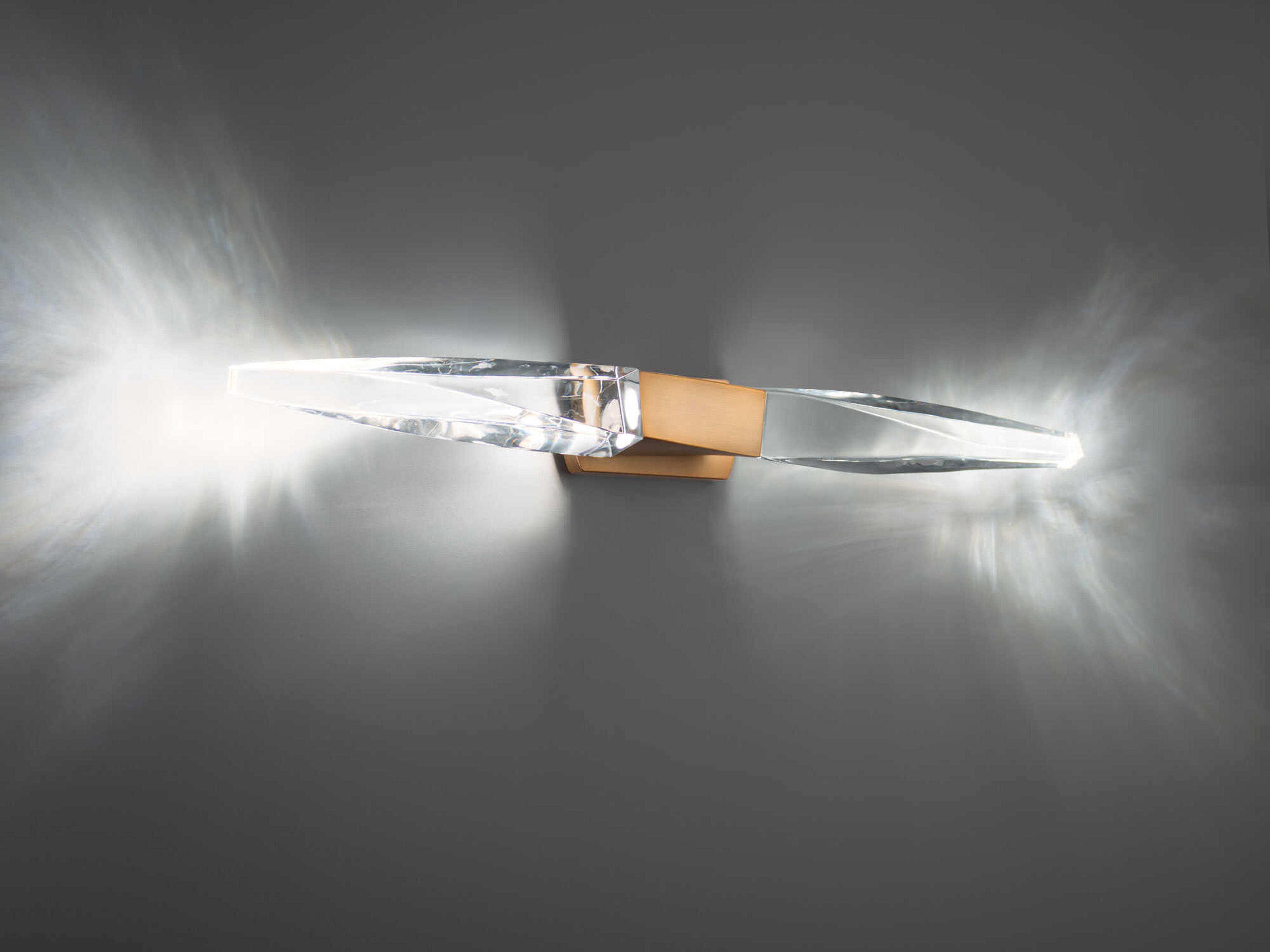 Schonbek Kindjal 2-Light Aged Brass Vanity Light