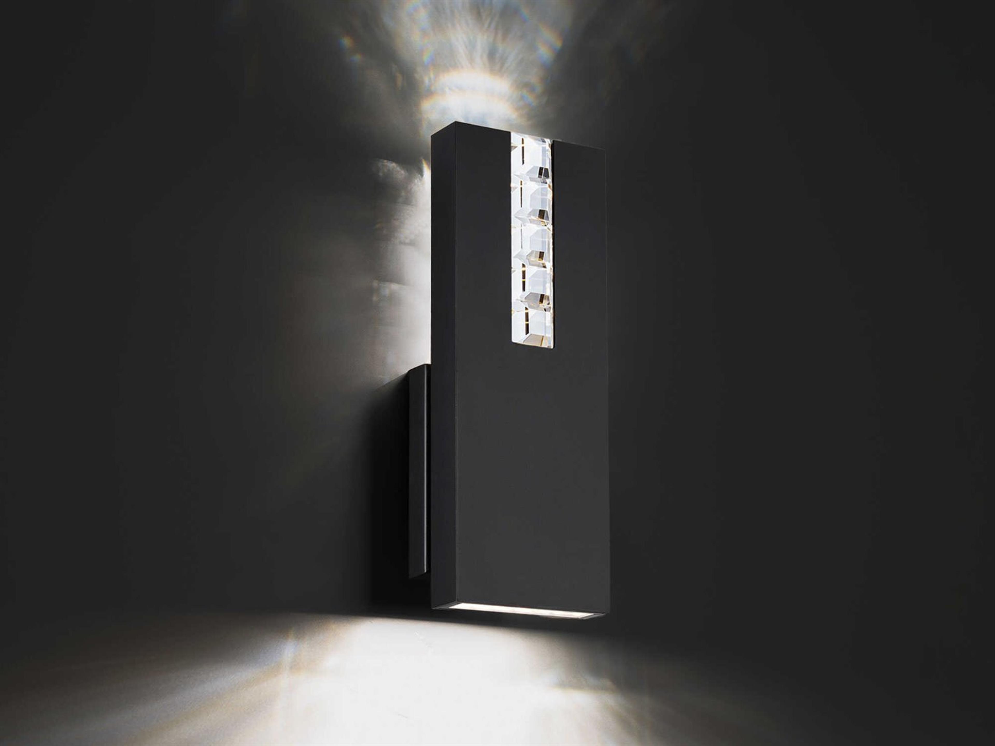 Schonbek Helios 1-Light Black Wall Sconce