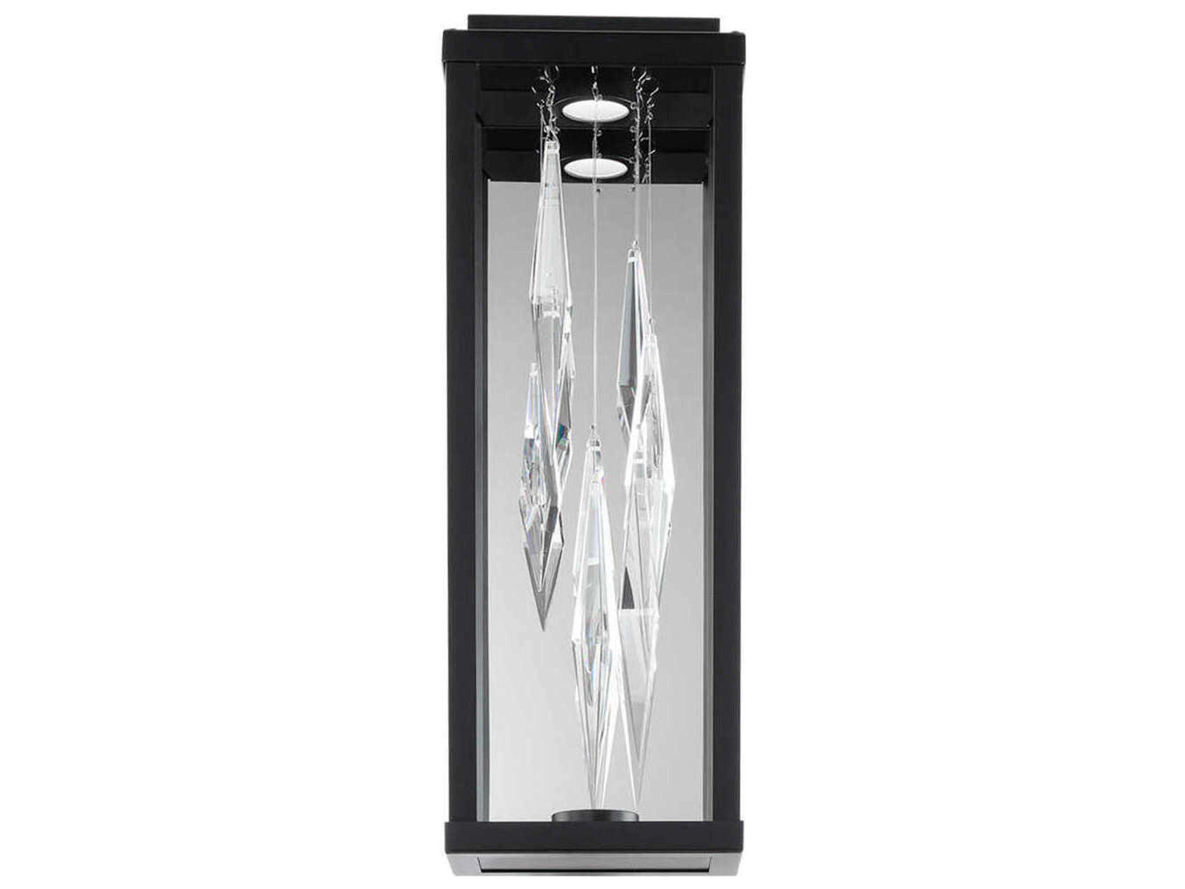 Mirage 1-Light Black Wall Sconce