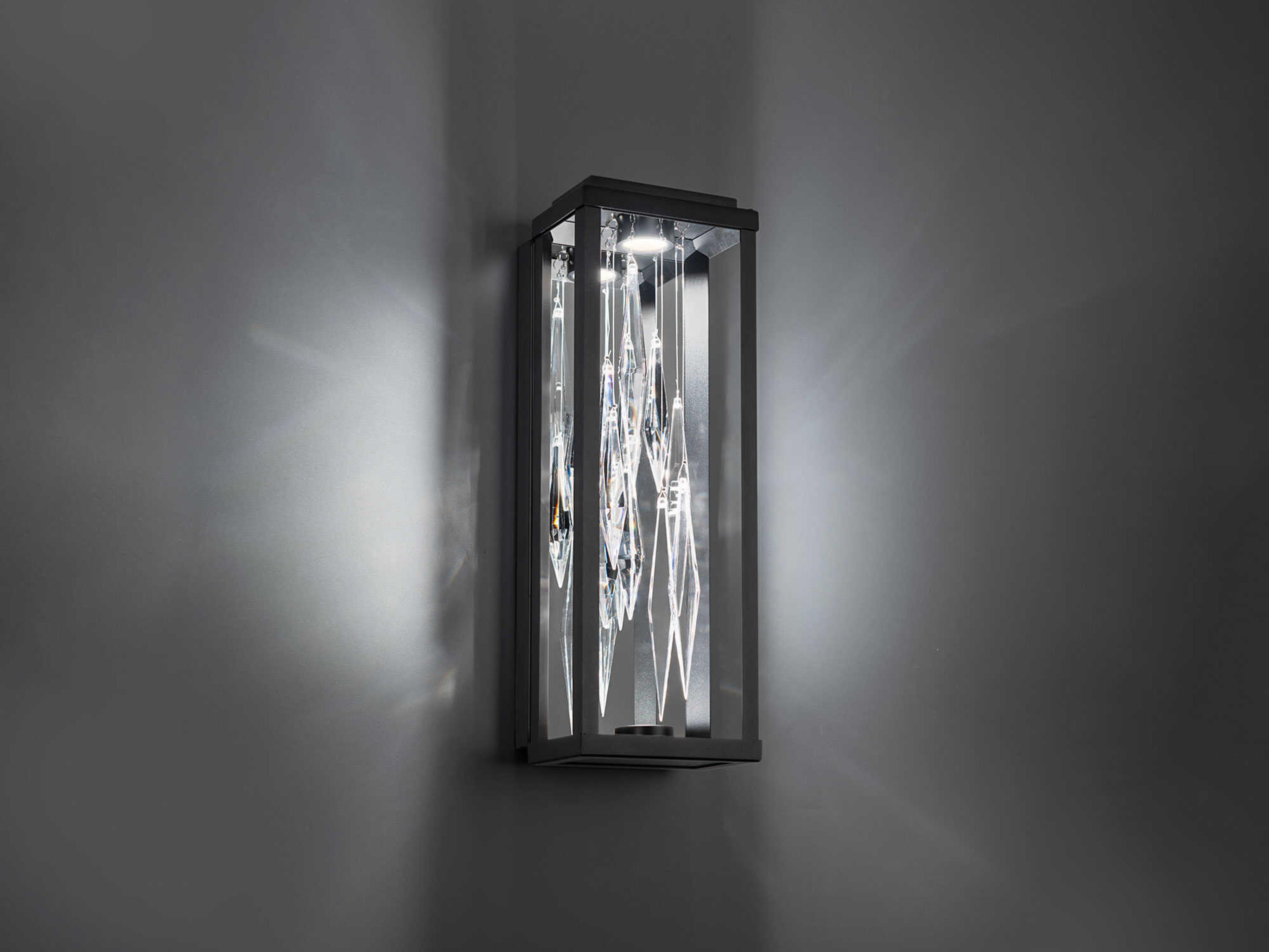 Schonbek Mirage 1-Light Black Wall Sconce