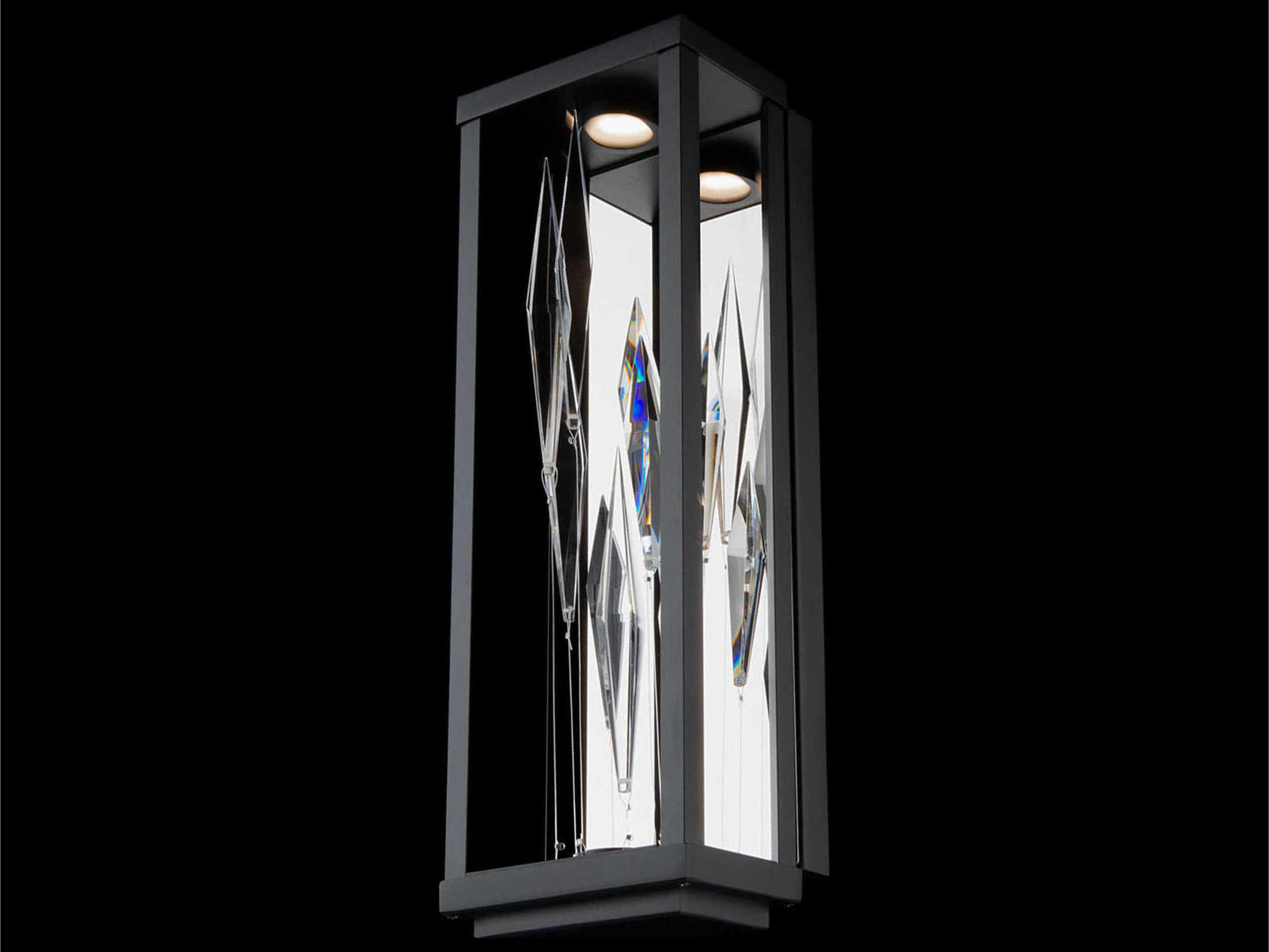 Schonbek Mirage 1-Light Black Wall Sconce