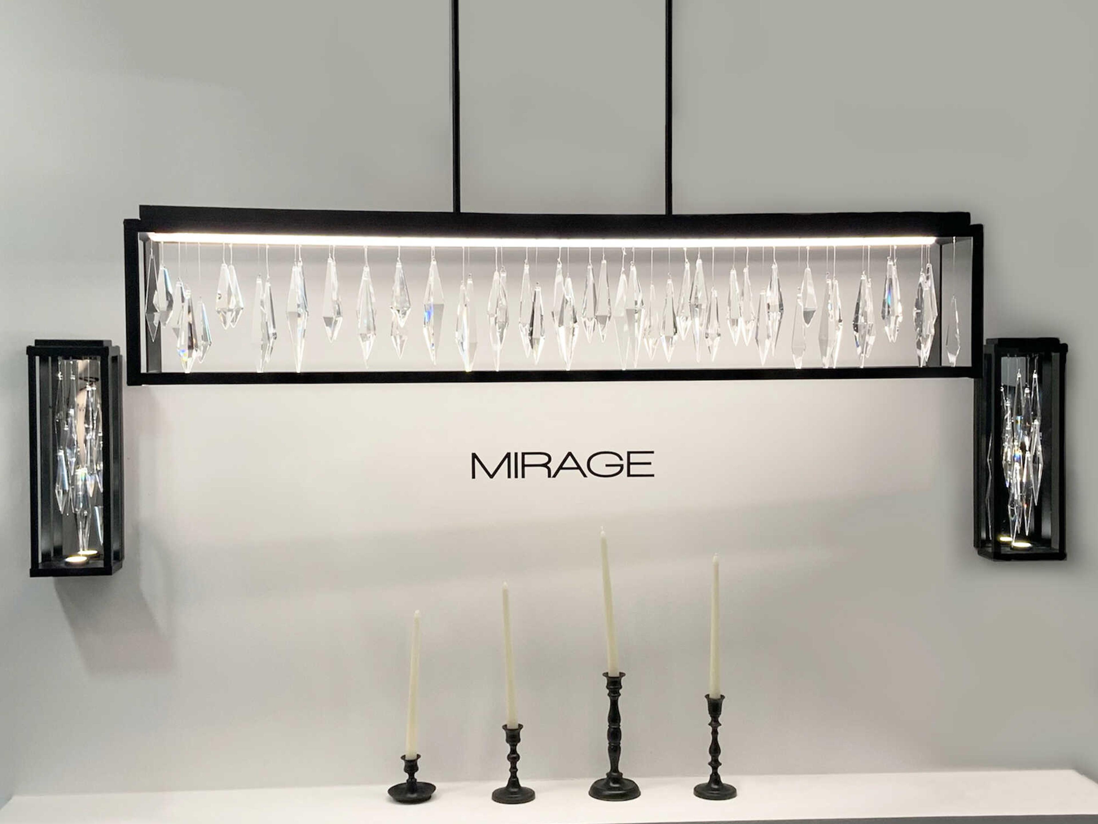Schonbek Mirage 1-Light Black Wall Sconce