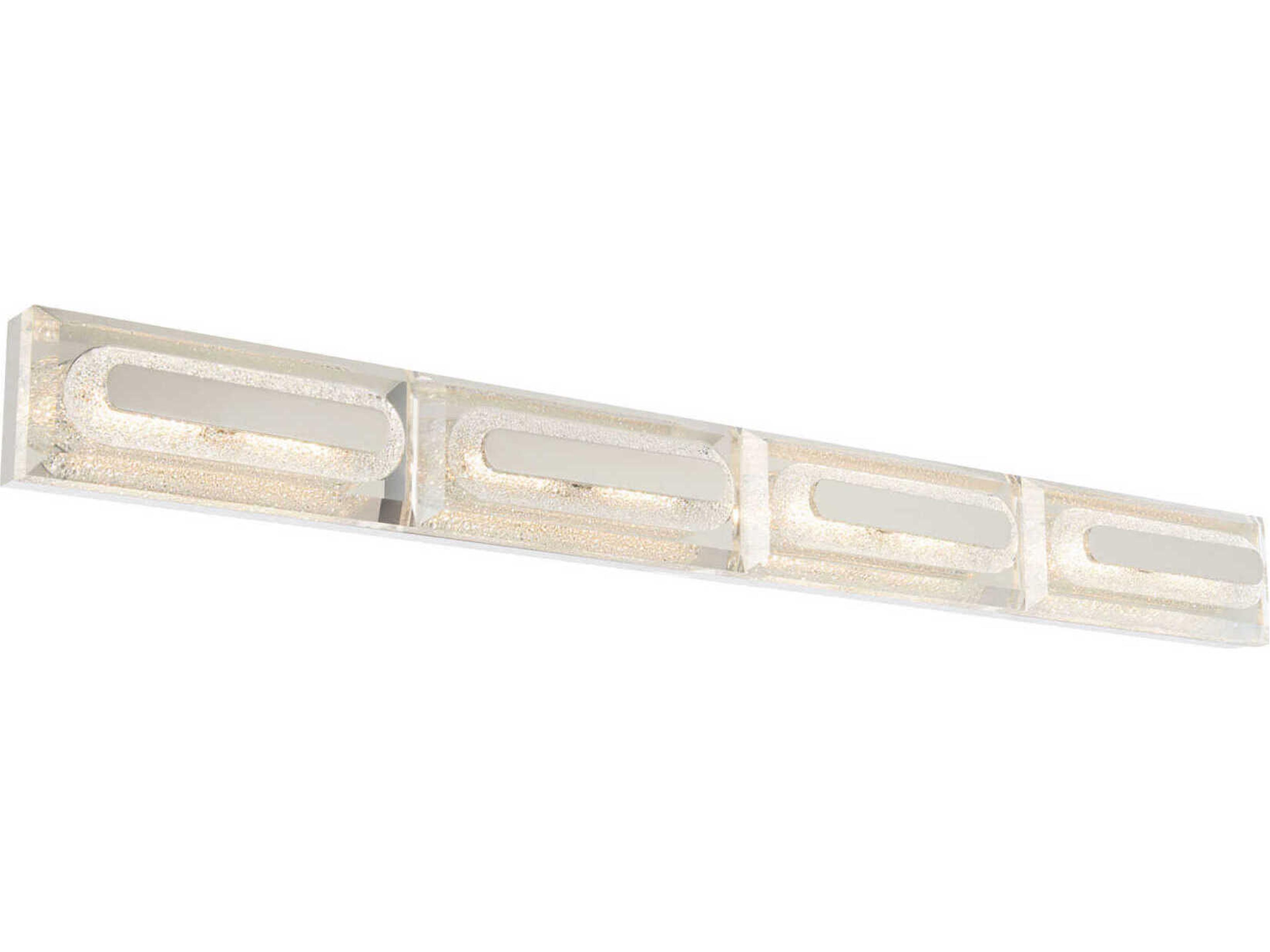 Soiree 4-Light Polished Nickel Vanity Light