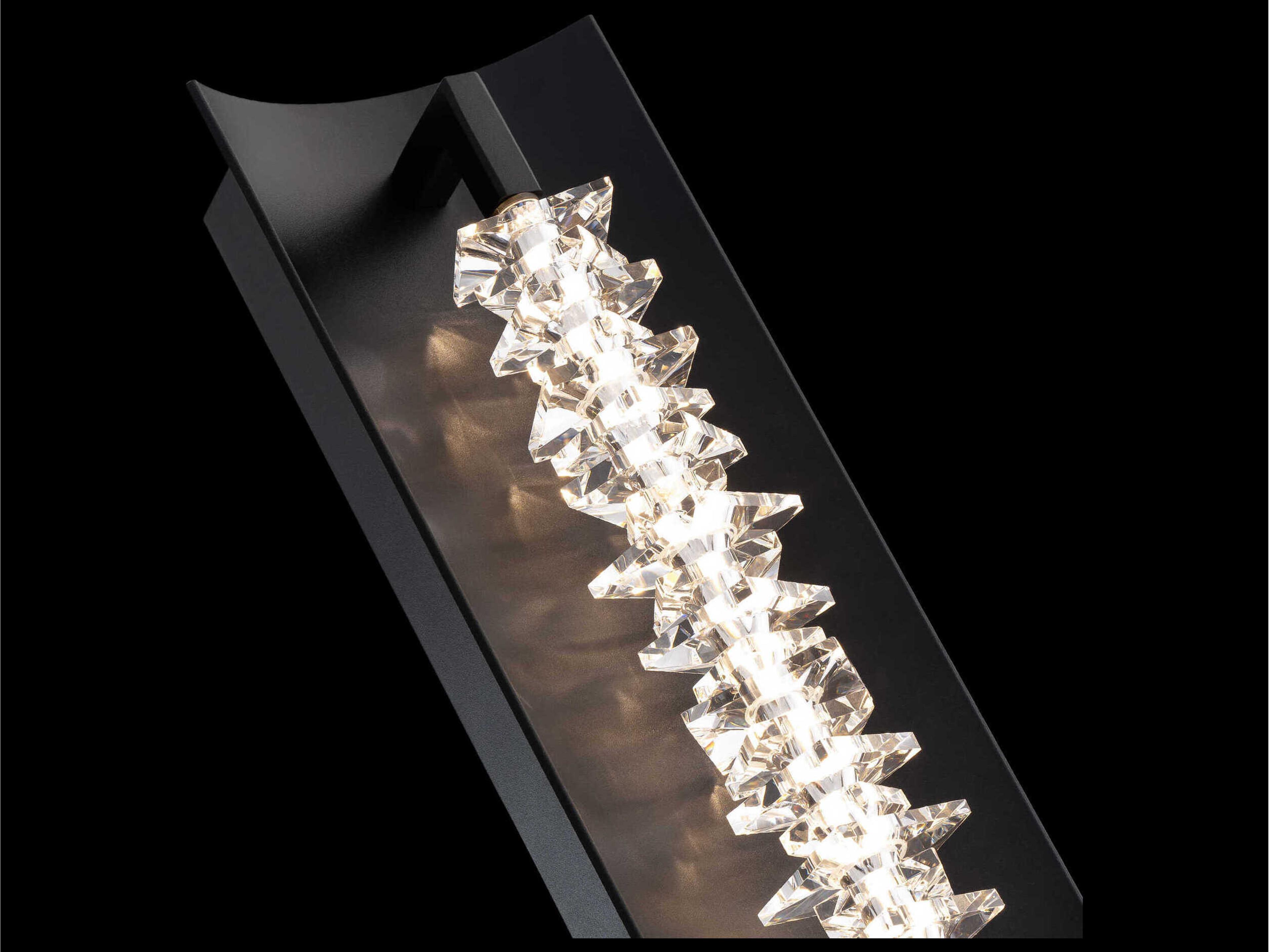 Schonbek Bergy Black Wall Sconce