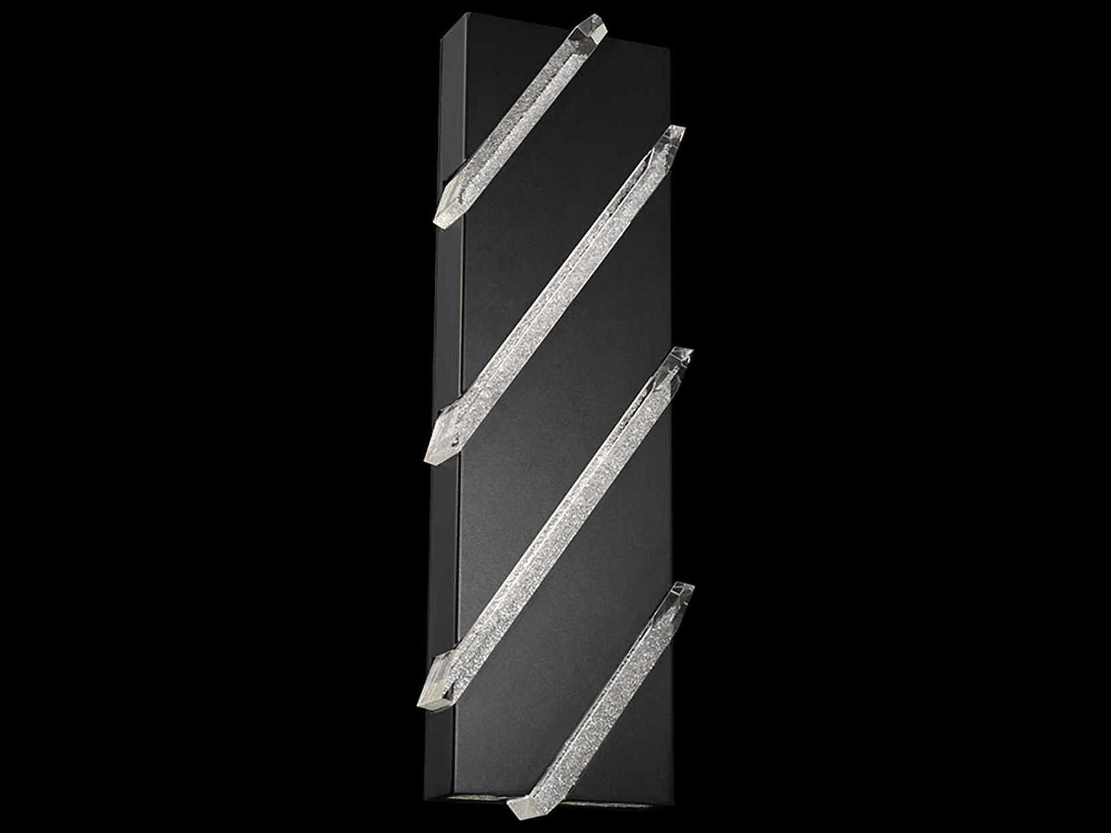 Schonbek Barra 4-Light Black Wall Sconce