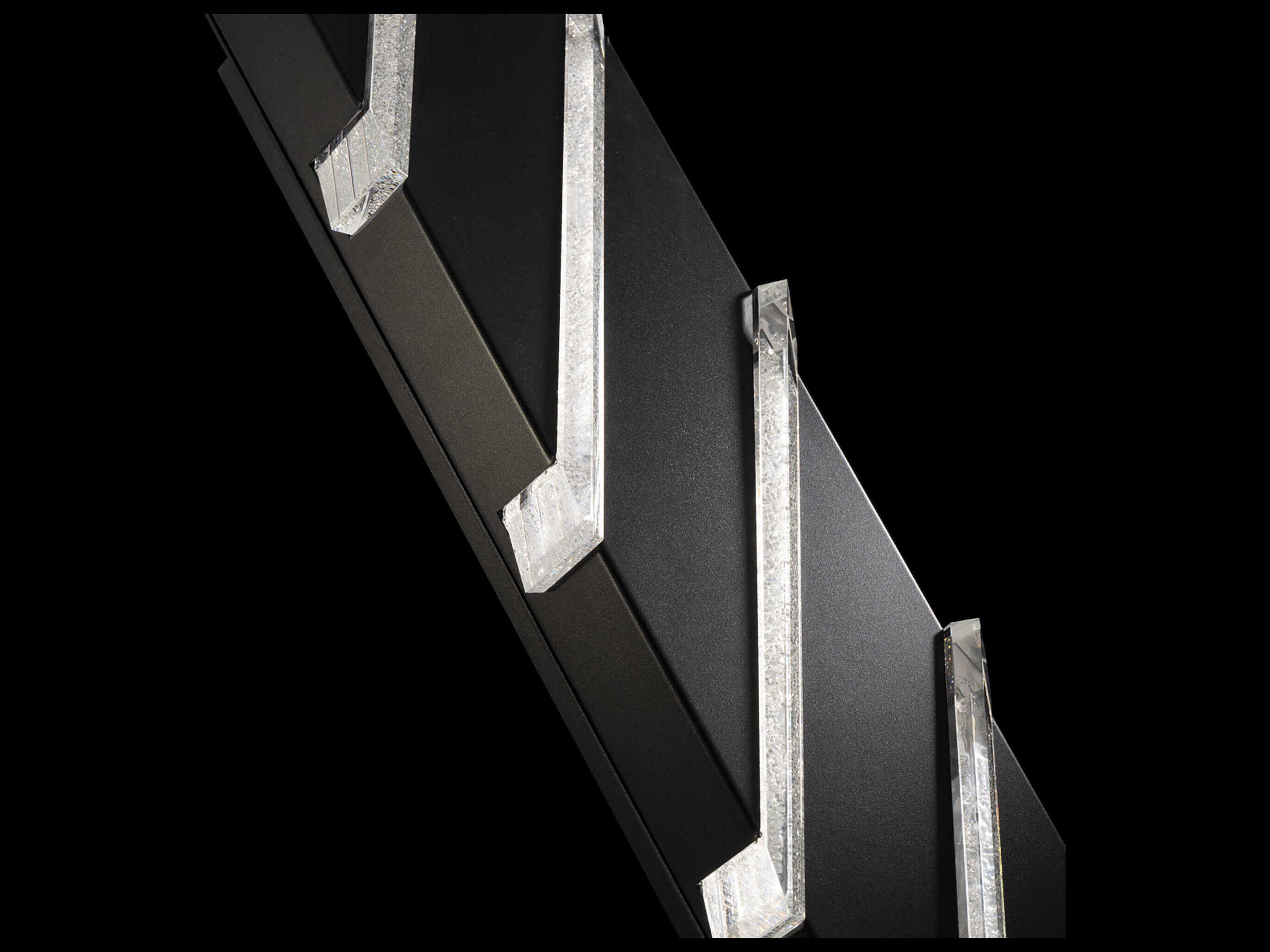 Schonbek Barra 4-Light Black Wall Sconce