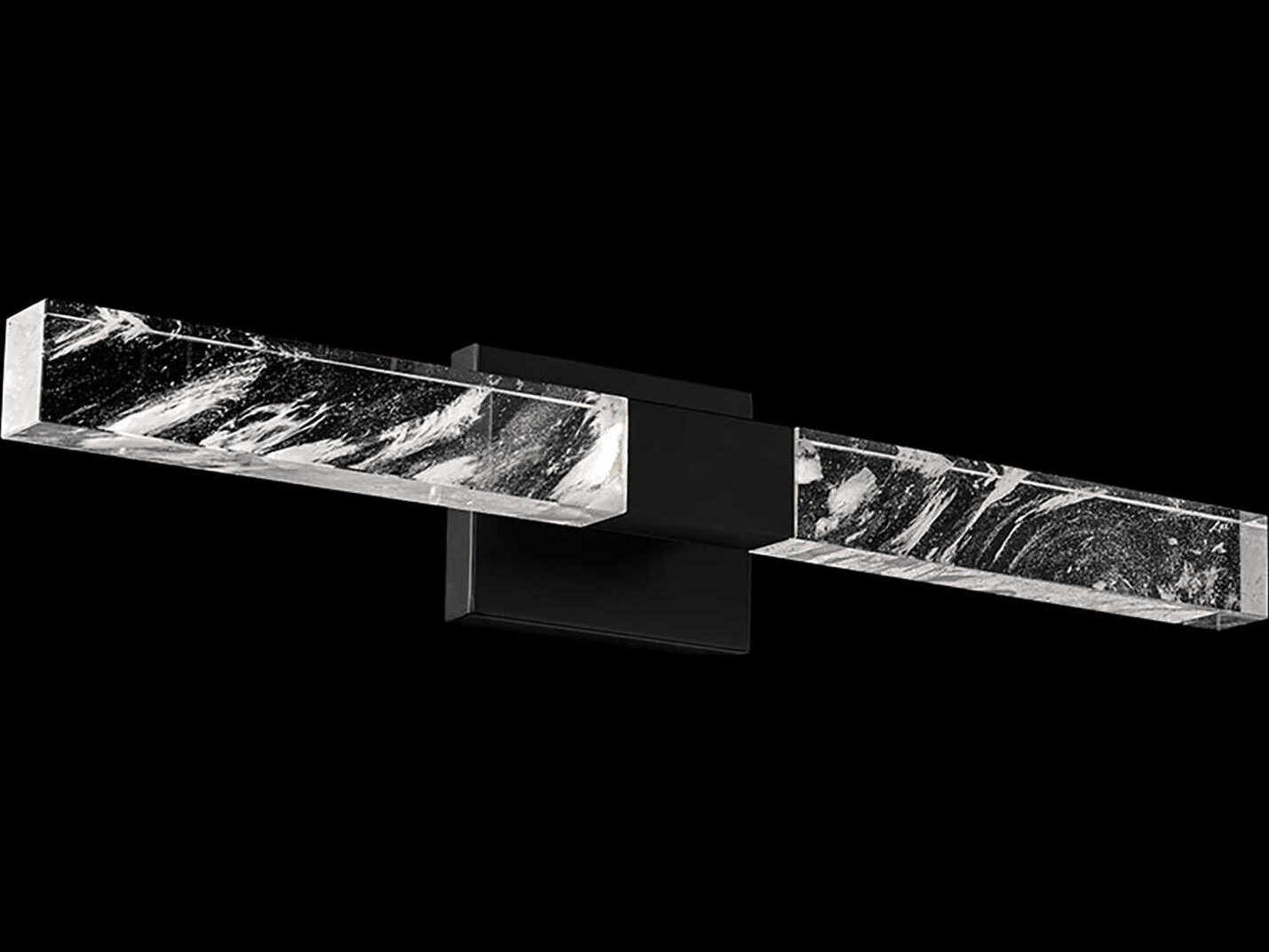 Schonbek Baton 2-Light Black Vanity Light