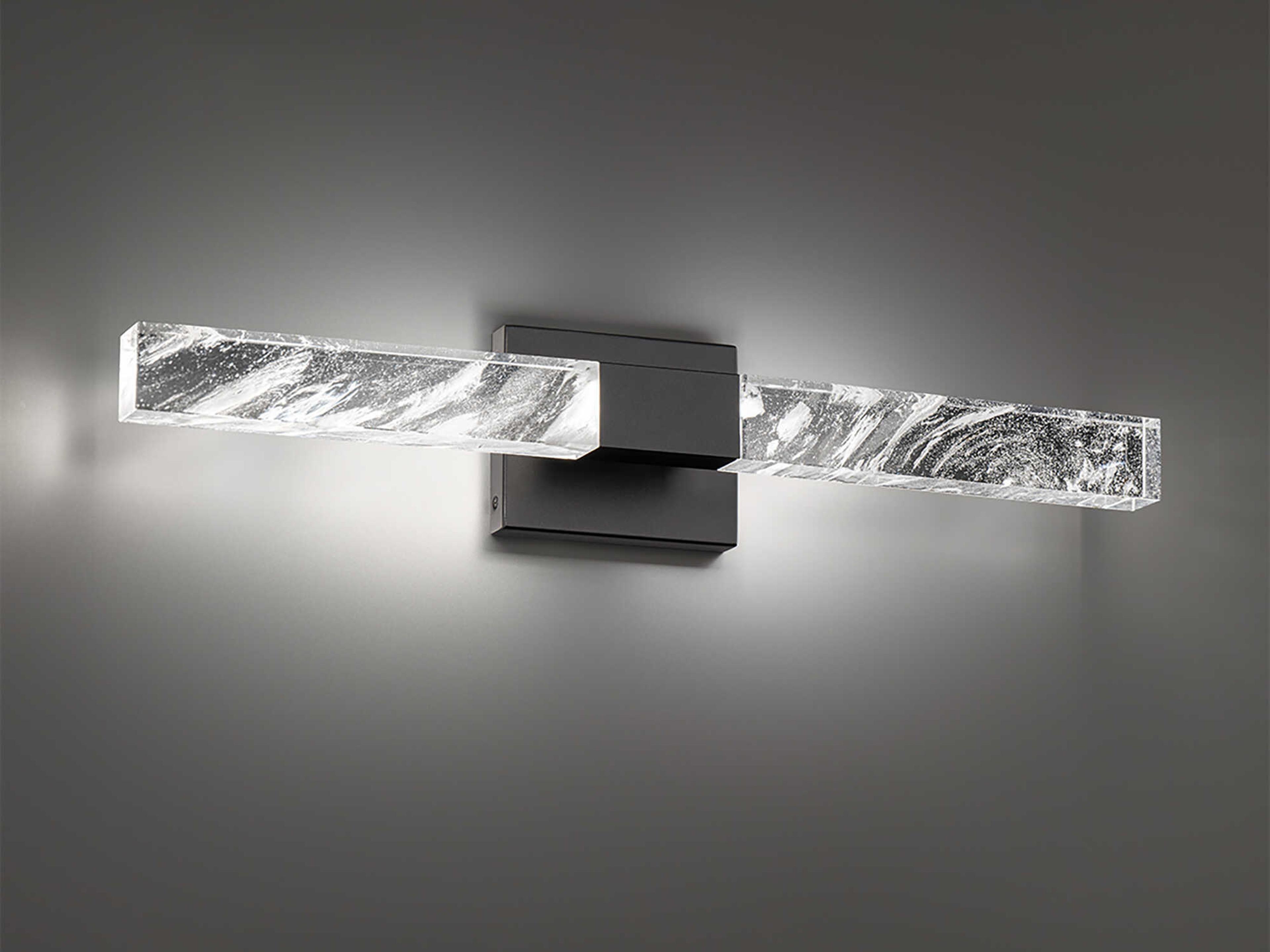 Schonbek Baton 2-Light Black Vanity Light