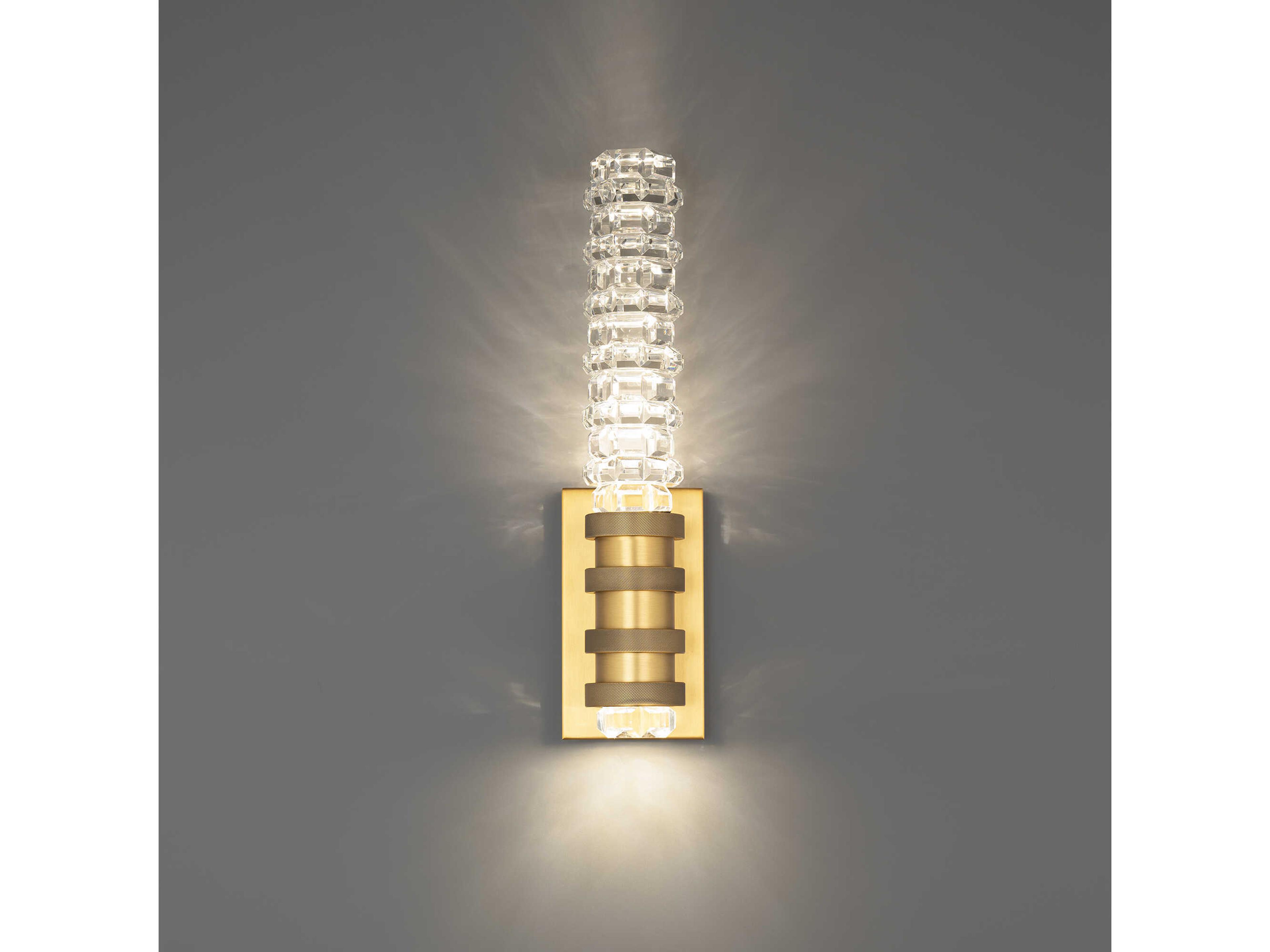 Schonbek Kemberly Aged Brass Wall Sconce