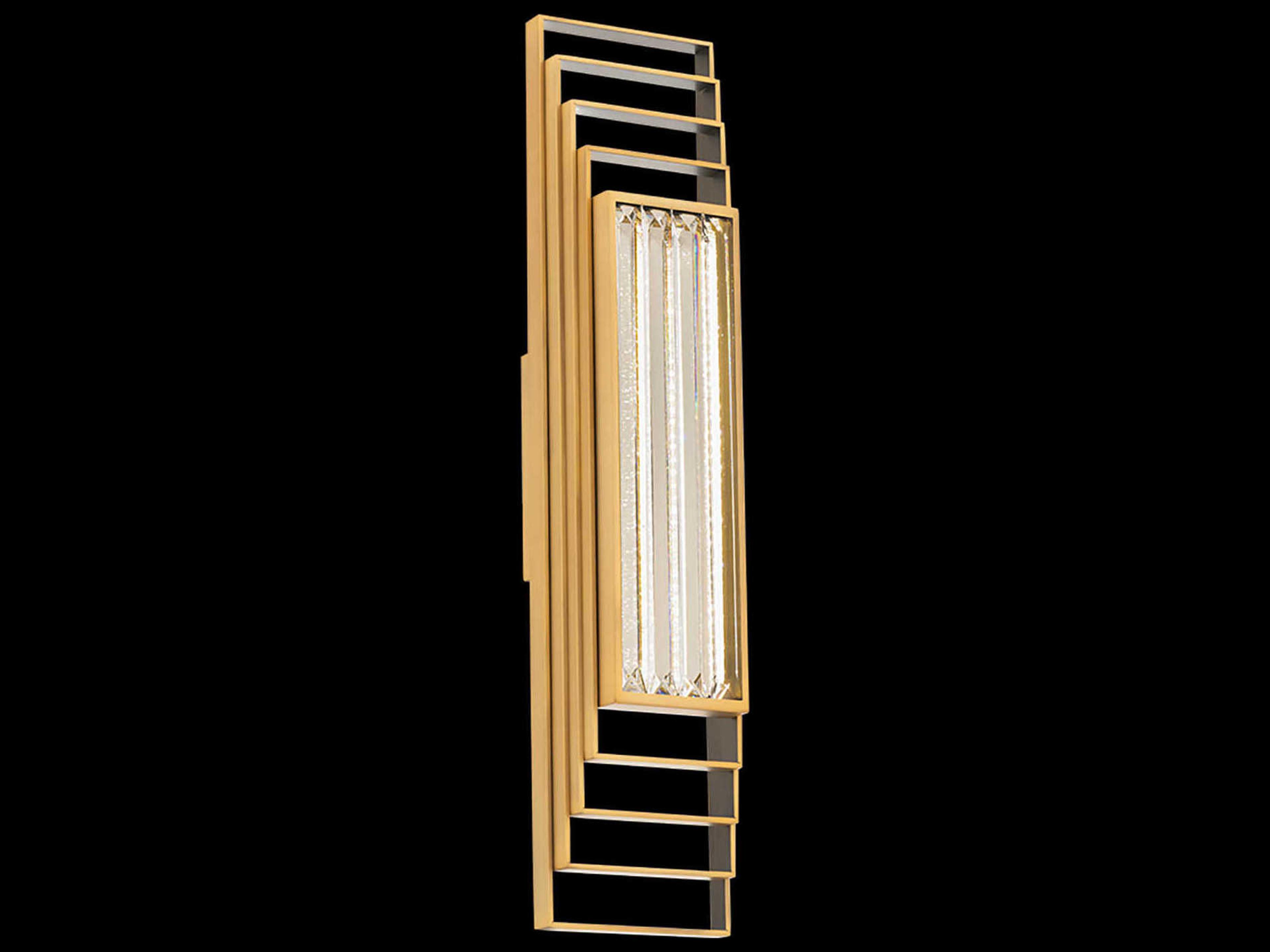 Schonbek Terrace 1-Light Aged Brass Wall Sconce