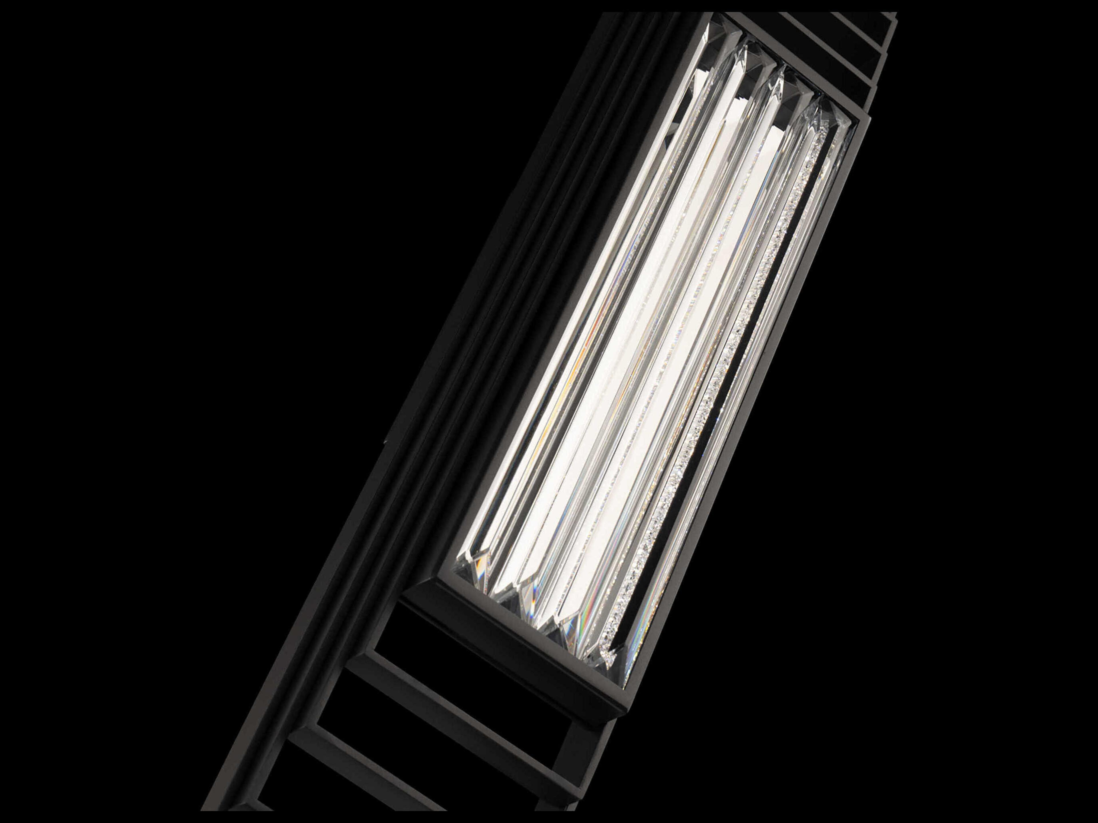 Schonbek Terrace 1-Light Black Wall Sconce