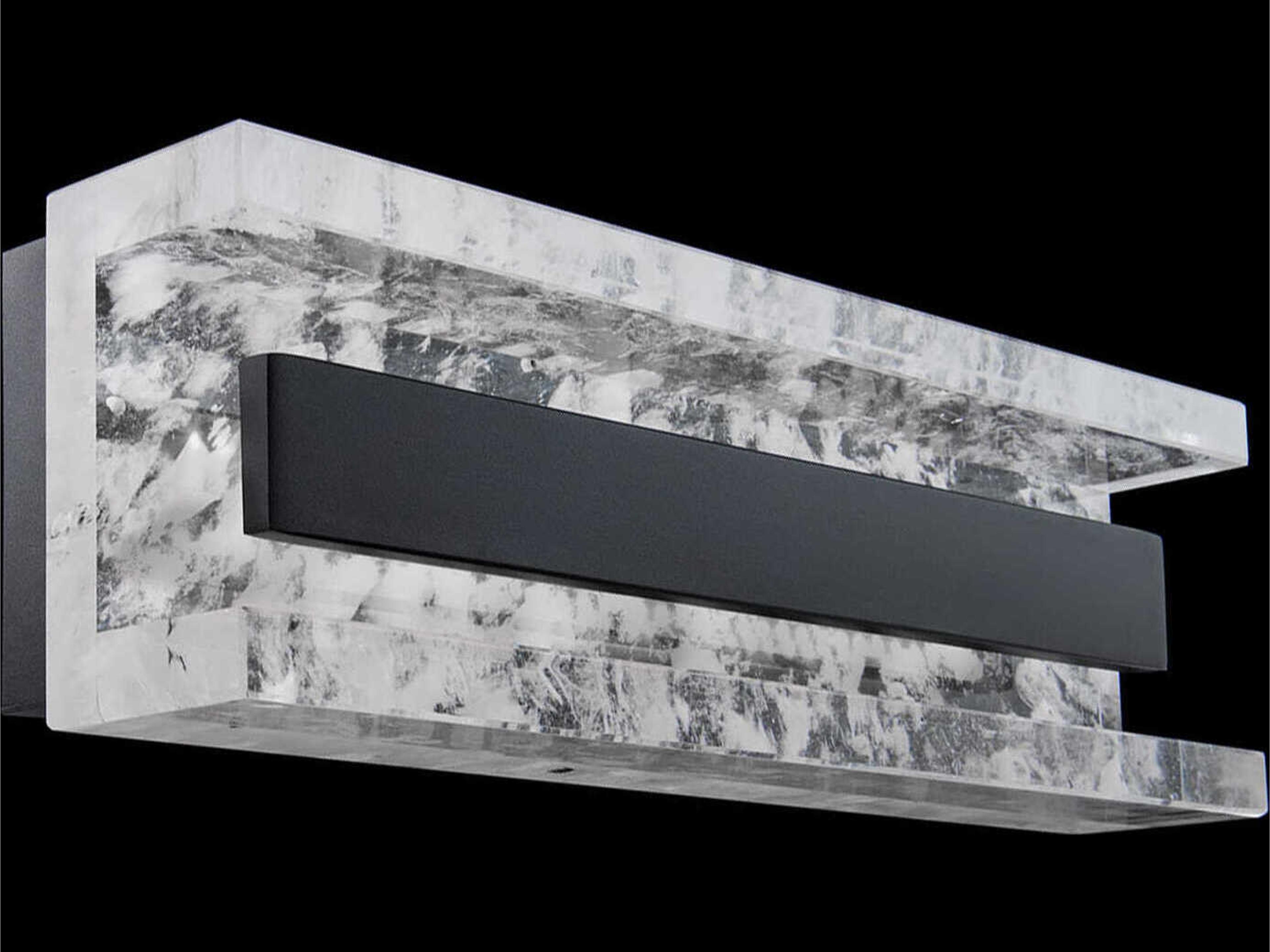 Schonbek Magnate 1-Light Black Wall Sconce