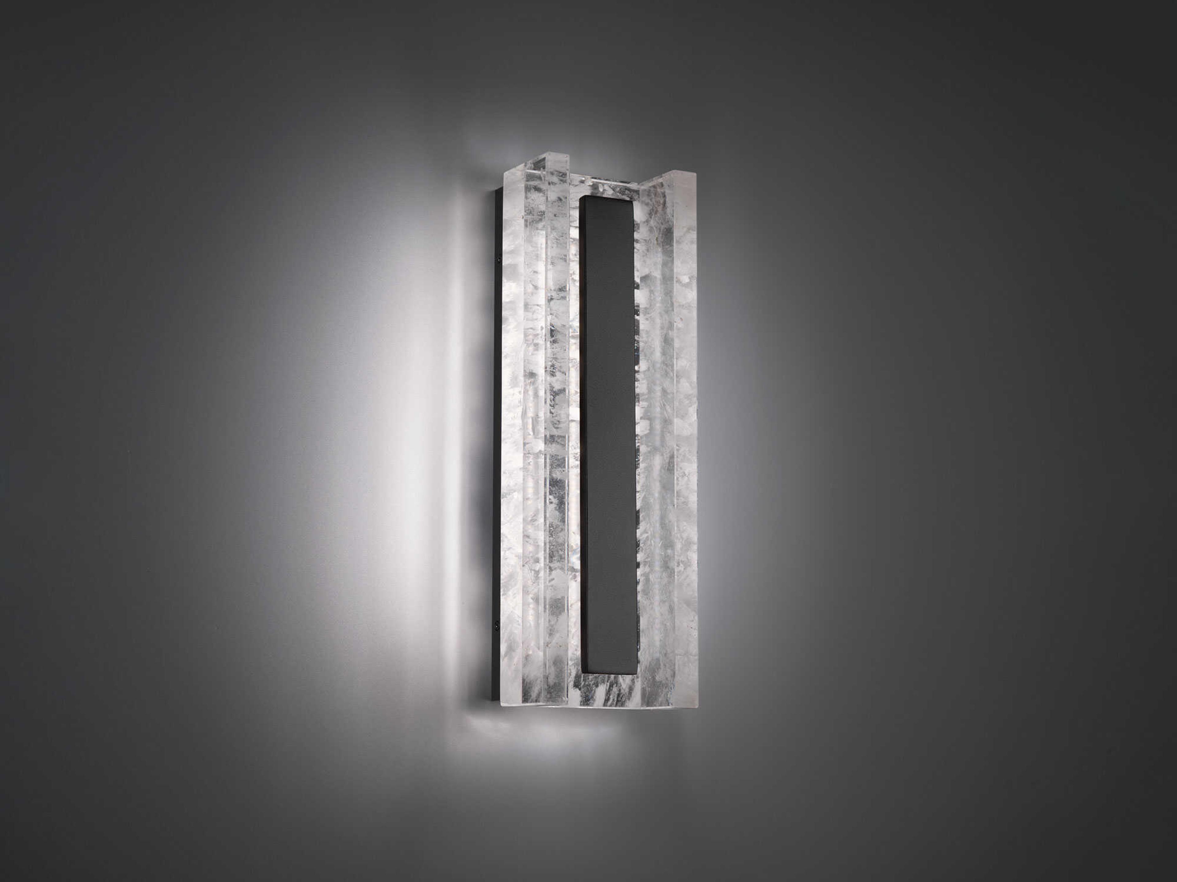 Schonbek Magnate 1-Light Black Wall Sconce