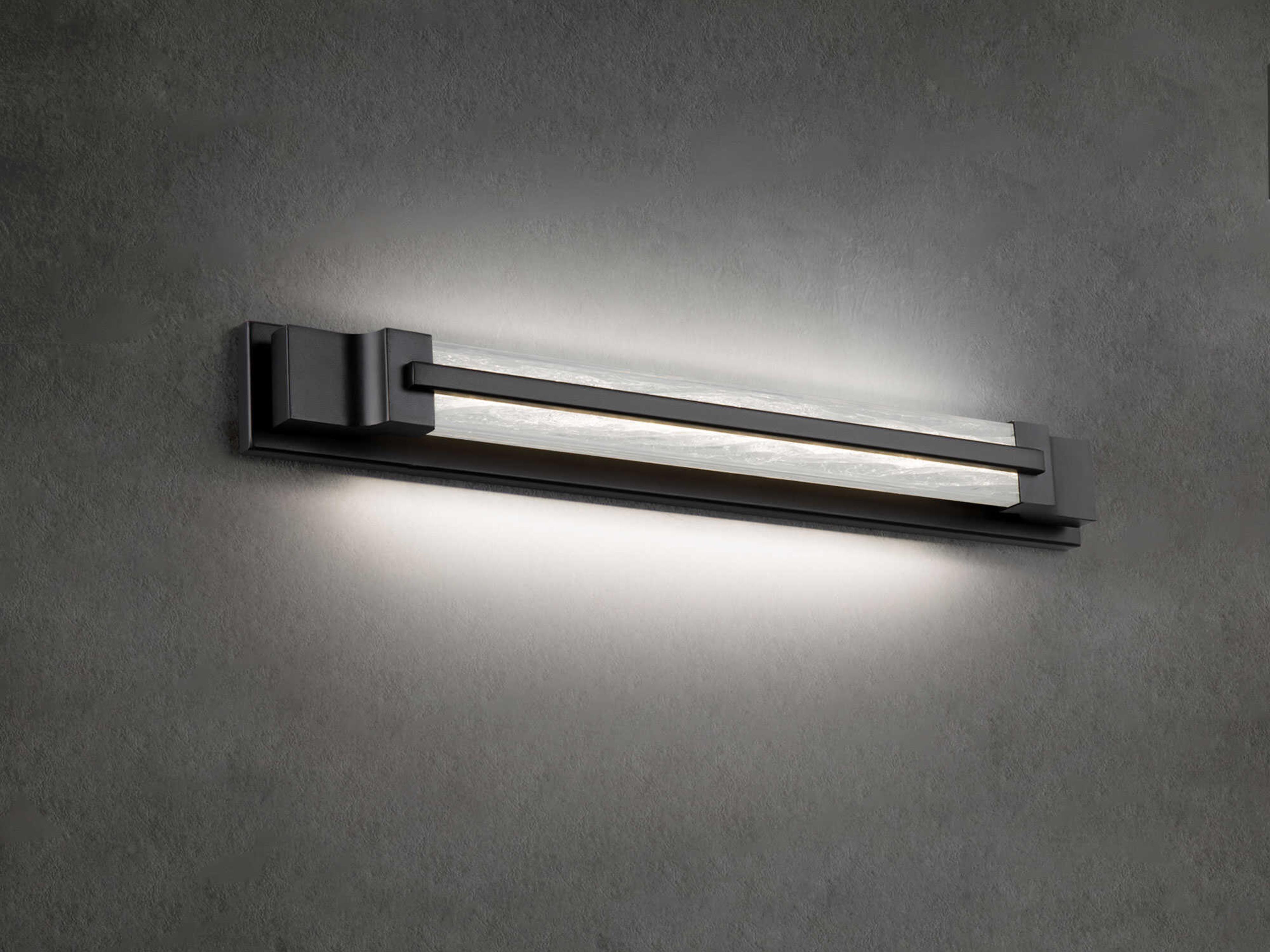 Schonbek Aberdeen 1-Light Black Vanity Light