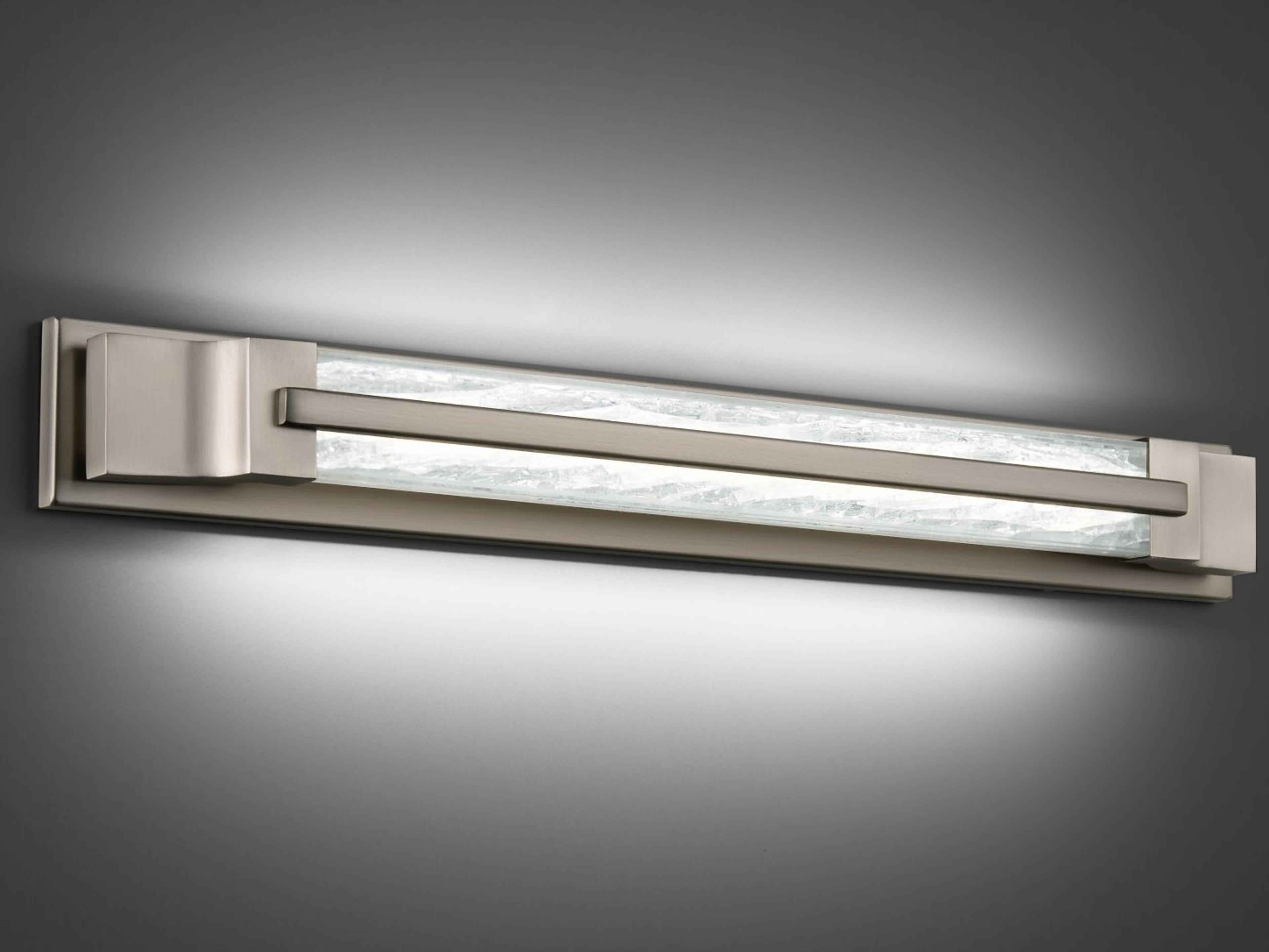 Schonbek Aberdeen 1-Light Brushed Nickel Vanity Light