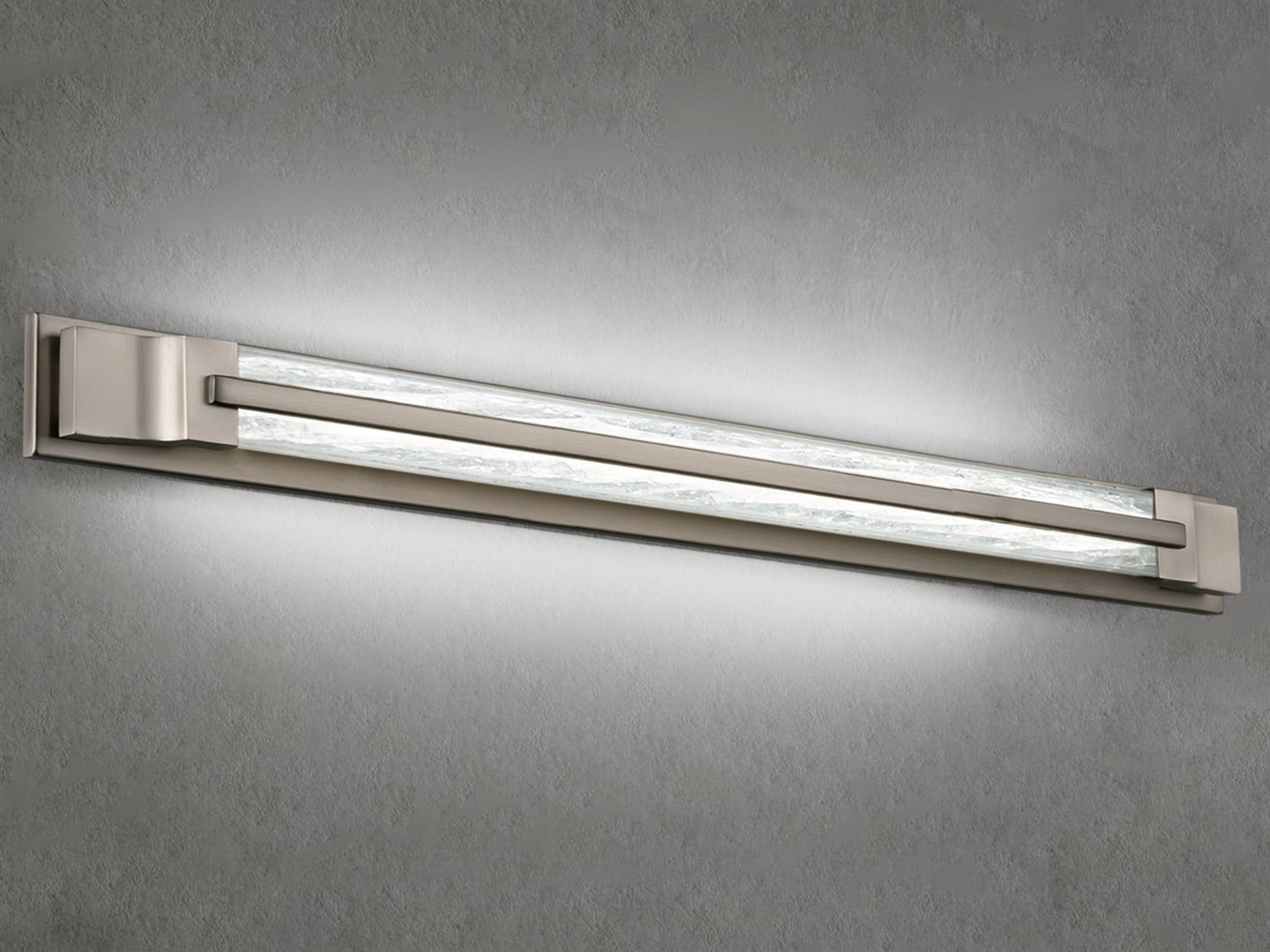 Schonbek Aberdeen 1-Light Brushed Nickel Vanity Light