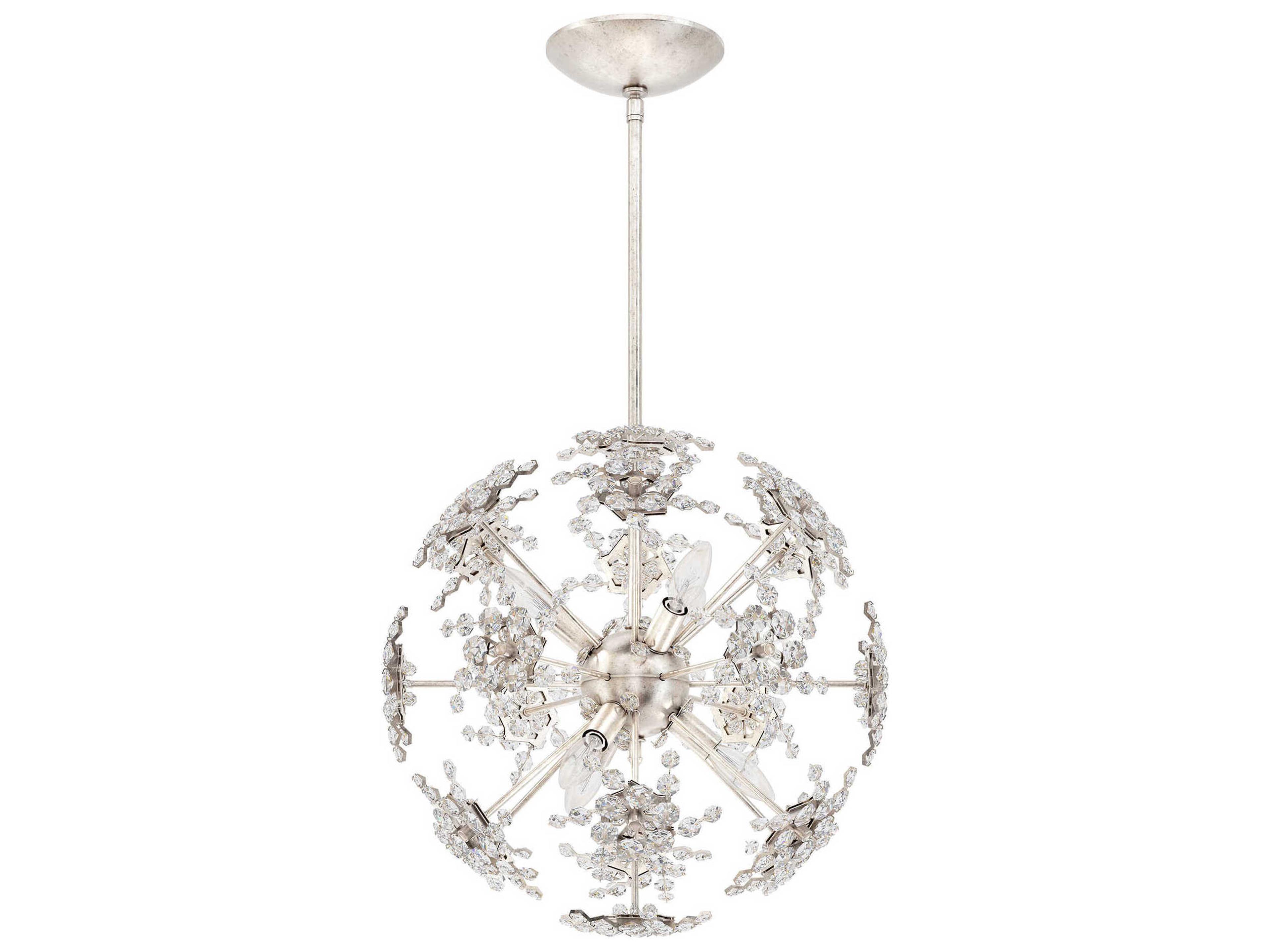 Schonbek Esteracae 6-Light Gold Crystal Sputnik Pendant