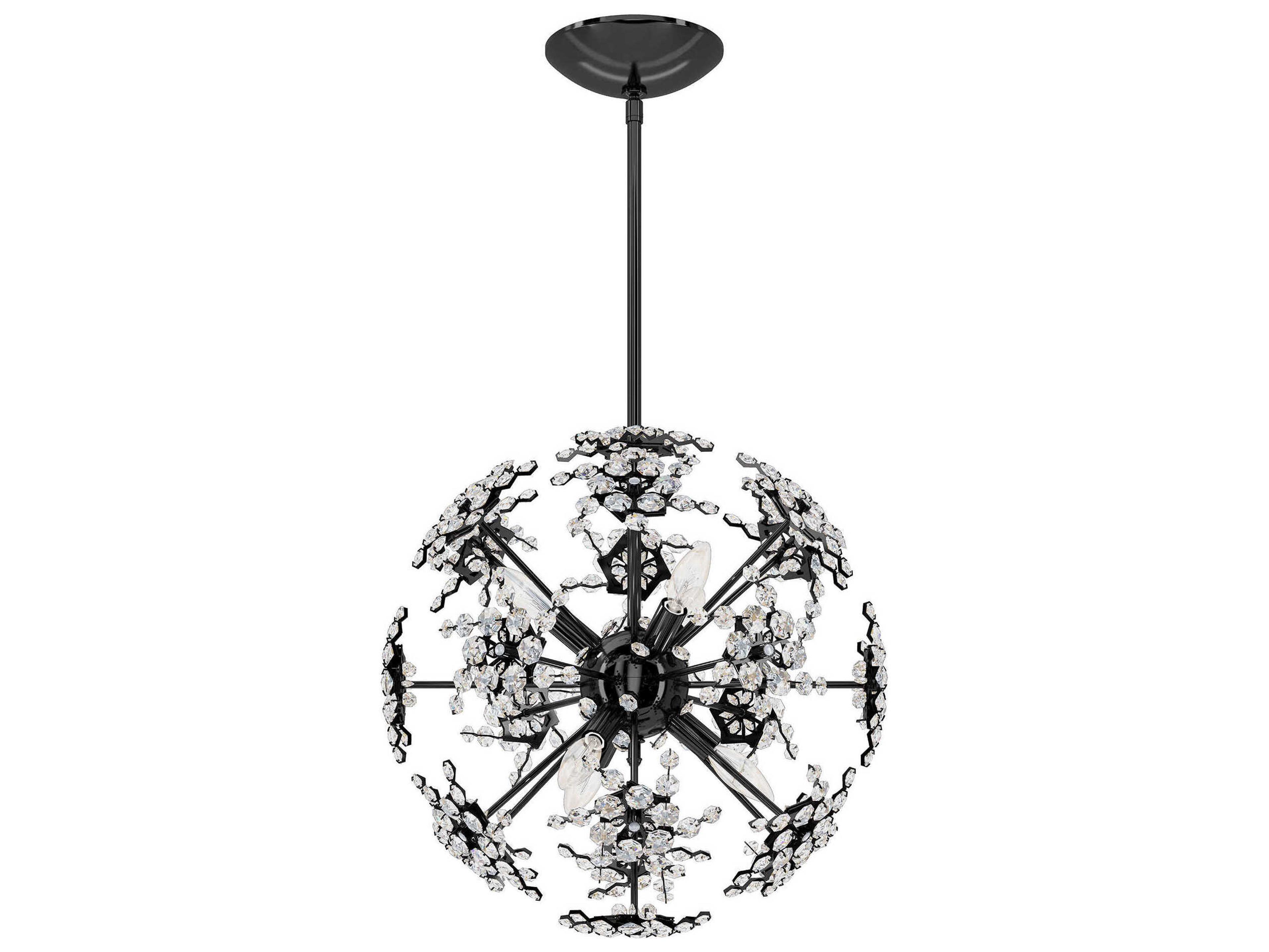 Schonbek Esteracae 6-Light Gold Crystal Sputnik Pendant