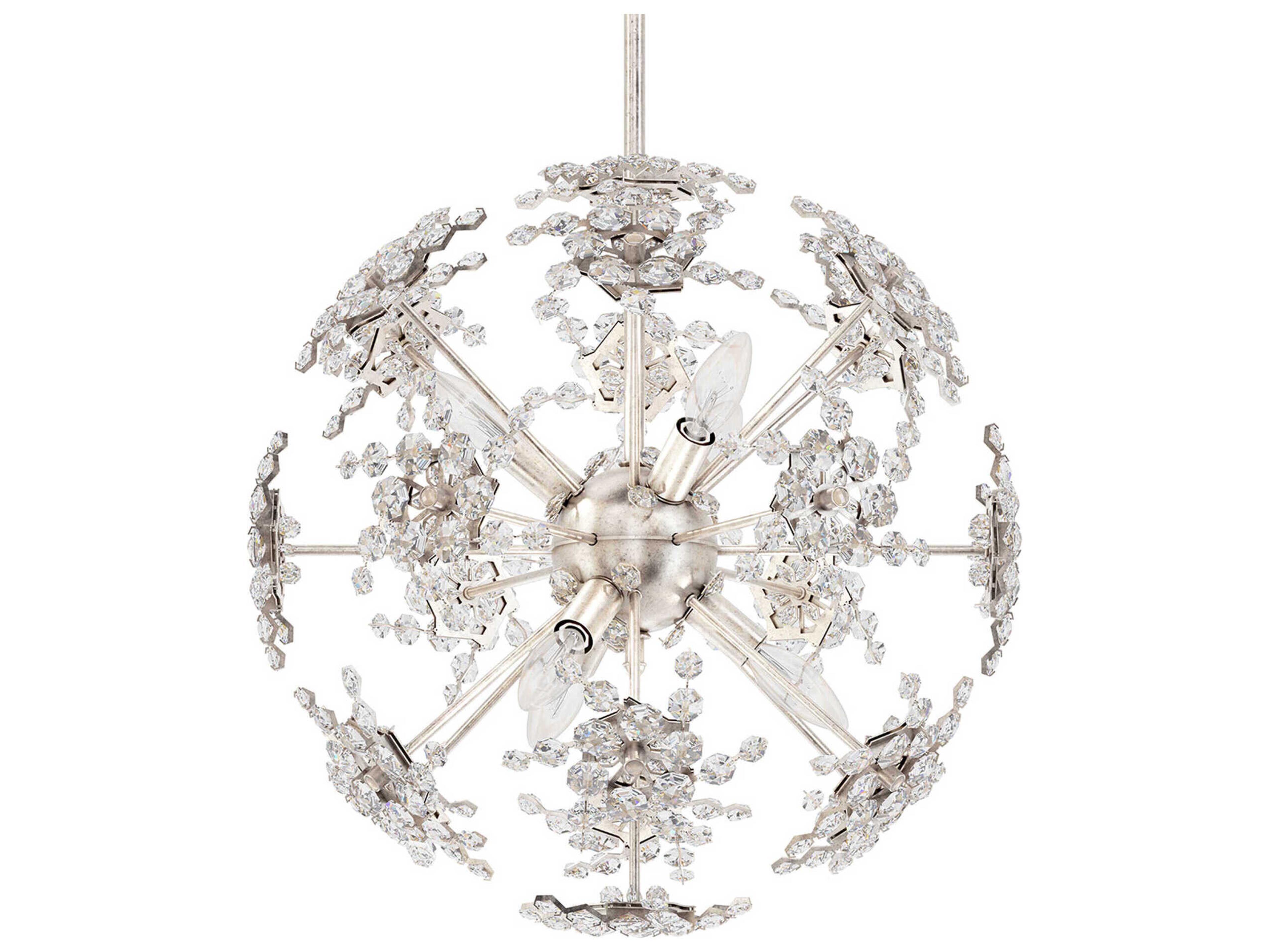 Schonbek Esteracae 6-Light Gold Crystal Sputnik Pendant