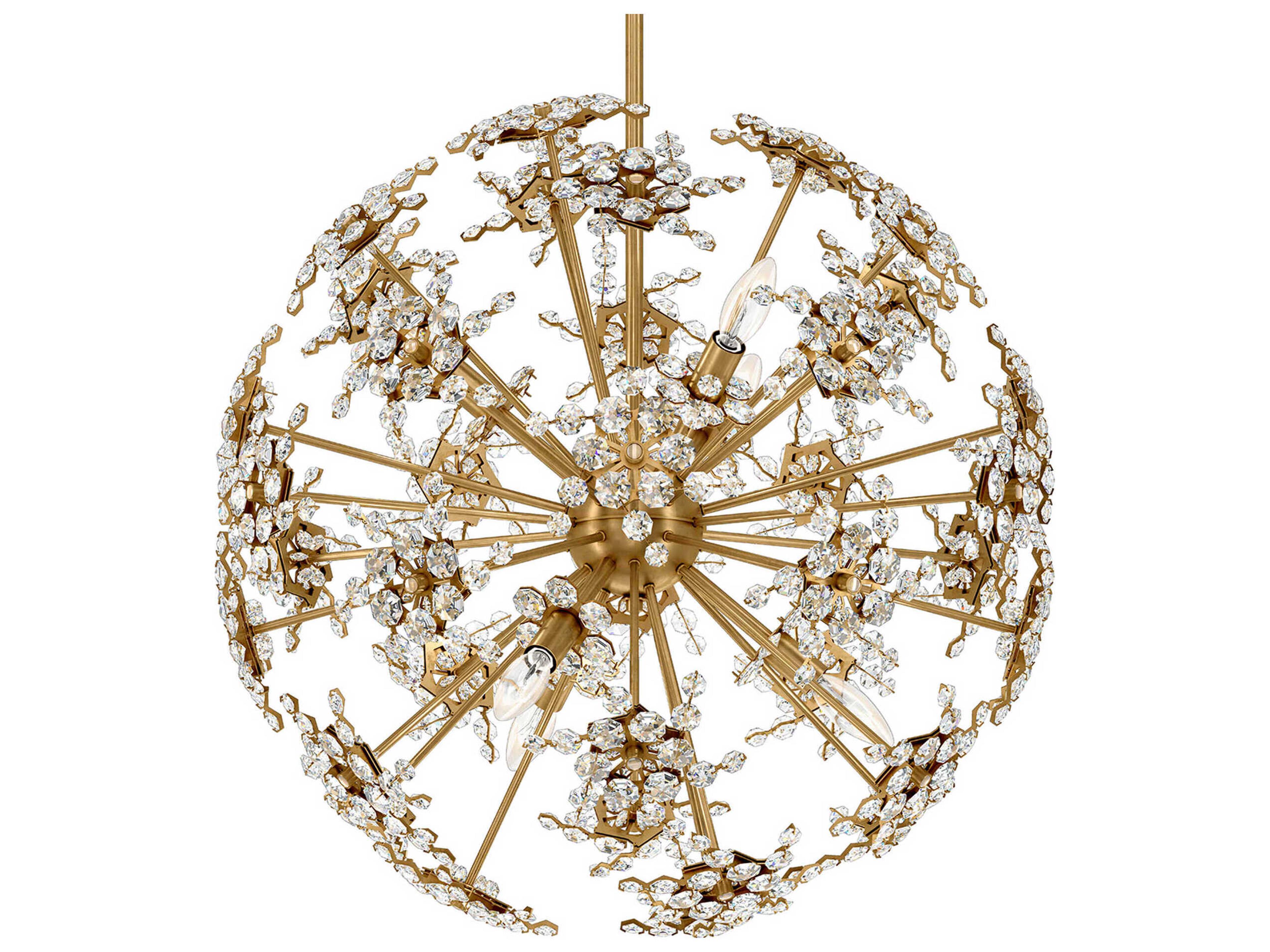 Schonbek Esteracae 6-Light Silver Crystal Sputnik Pendant