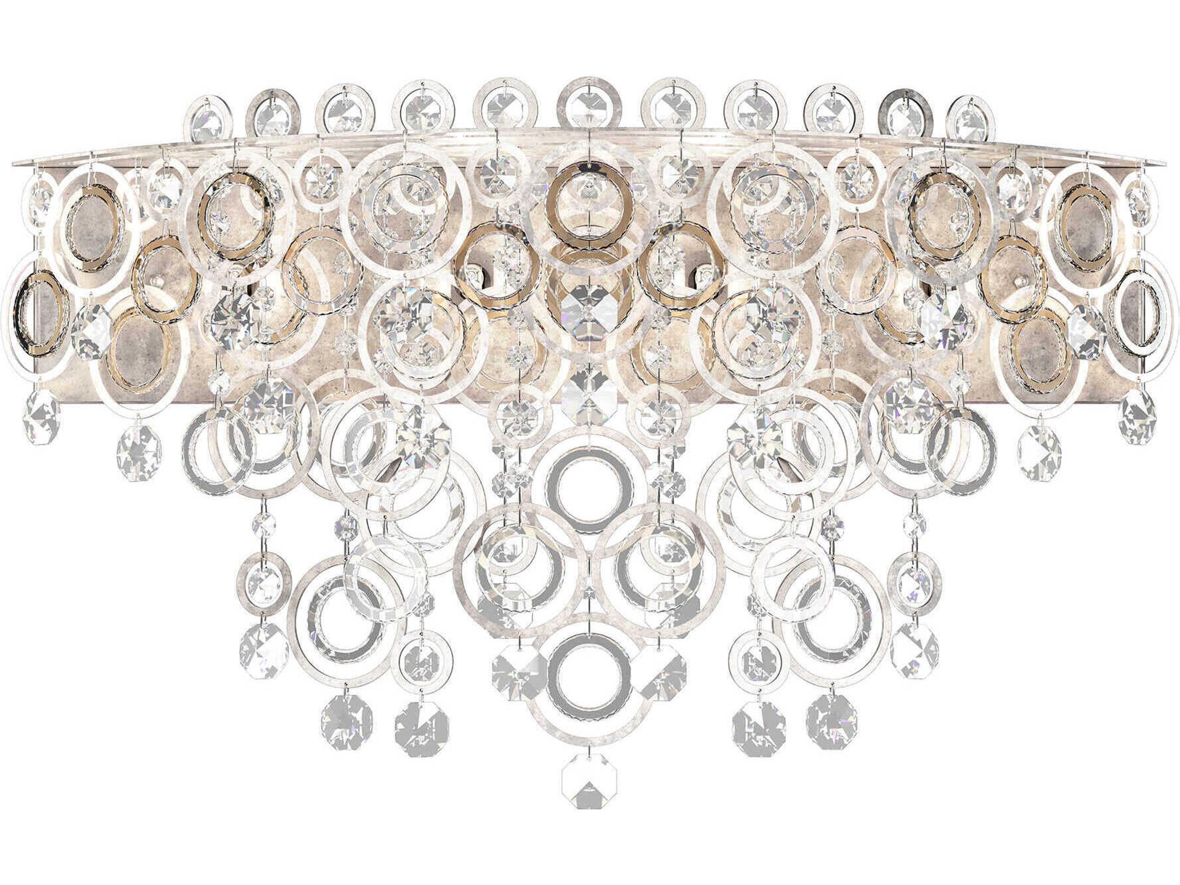 Schonbek Circulus 4-Light Gold Crystal Vanity Light