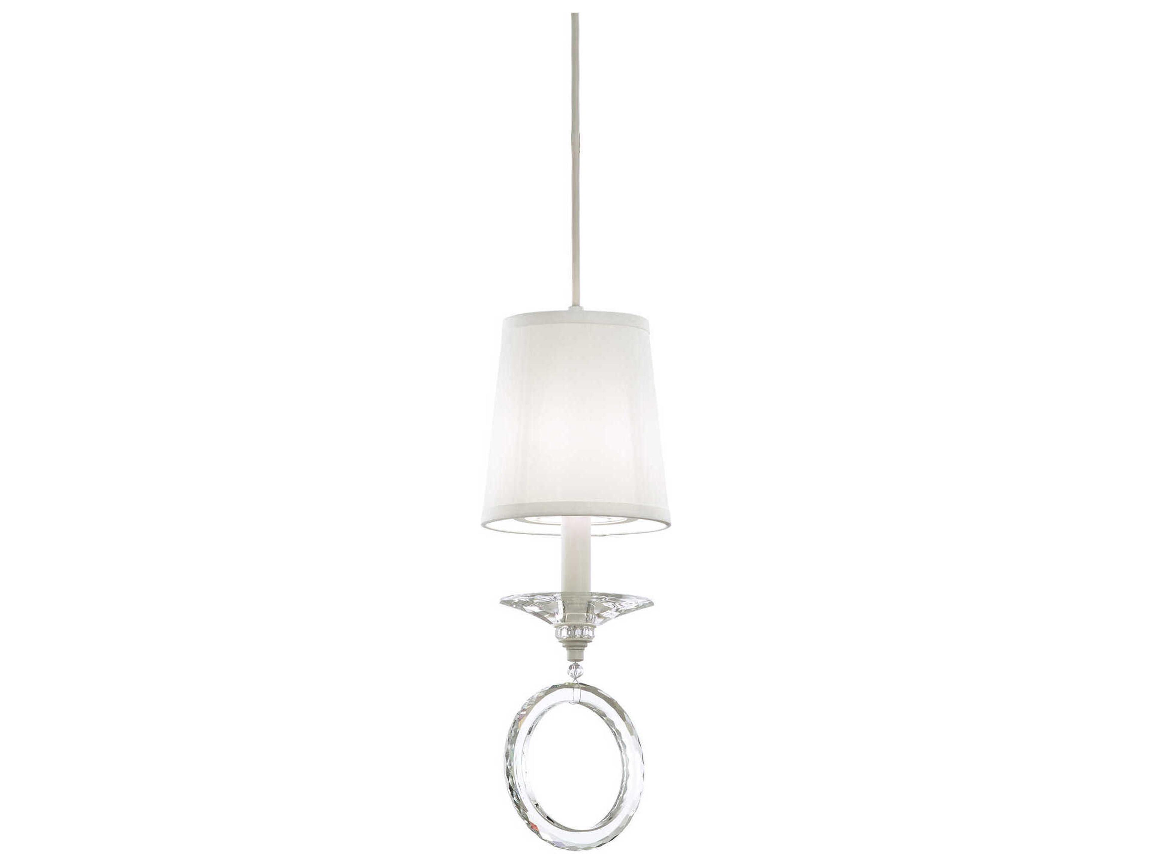 Emilea 1-Light Clear Crystal Mini Pendant