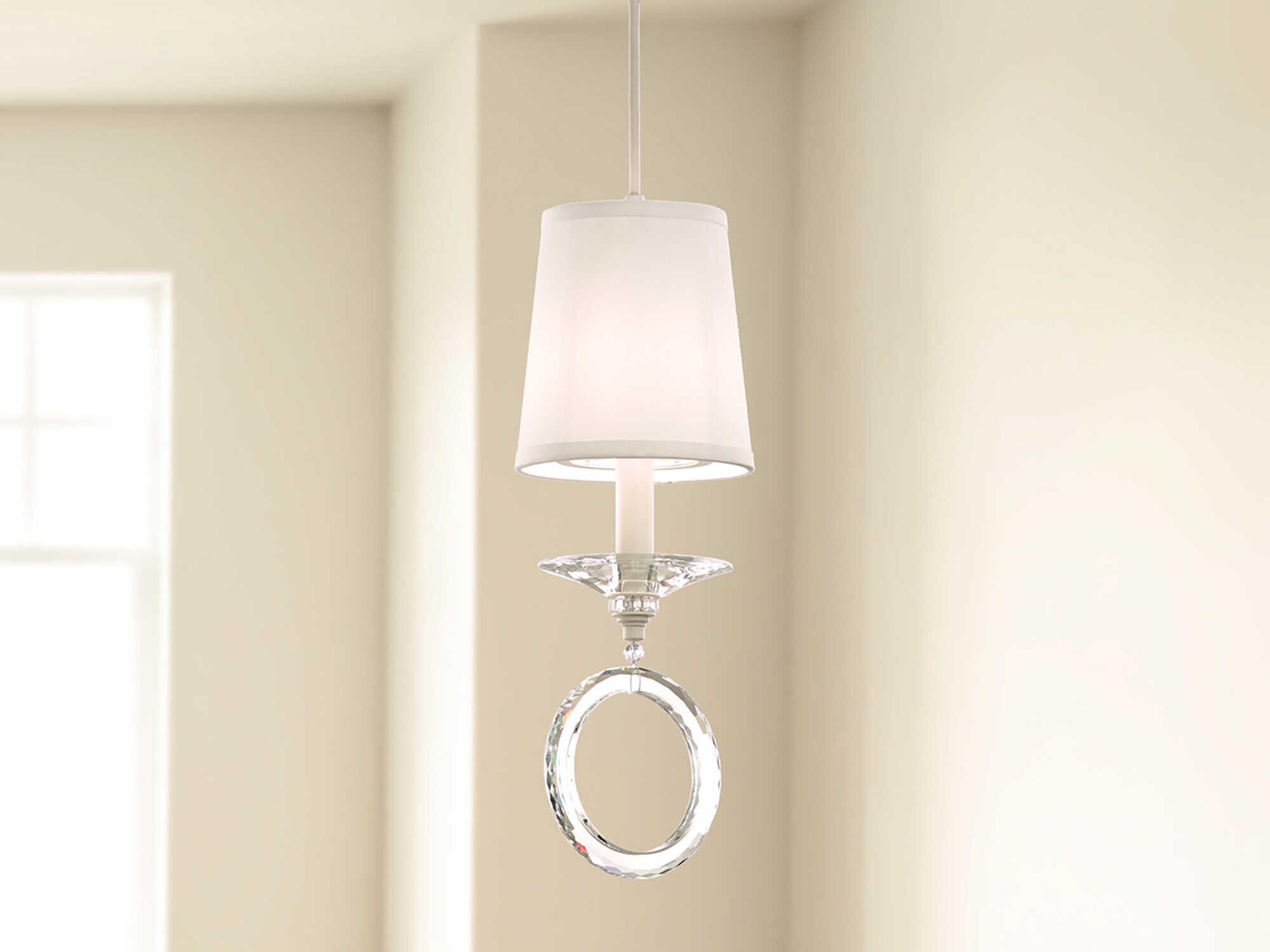 Schonbek Emilea 1-Light Clear Crystal Mini Pendant