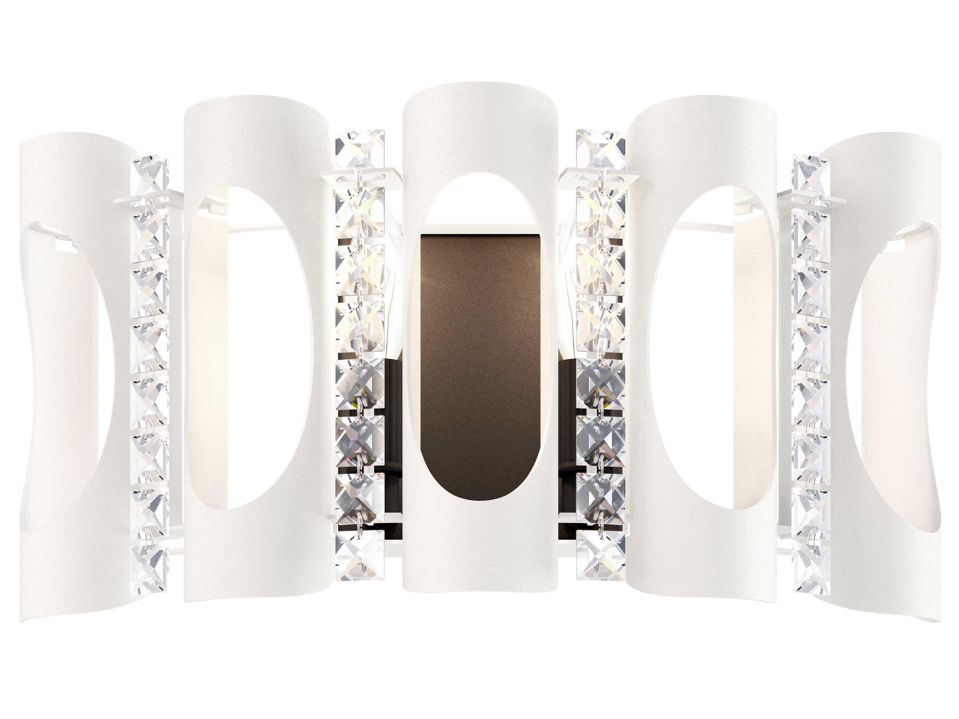 Schonbek Twilight 2-Light Gold Crystal Wall Sconce