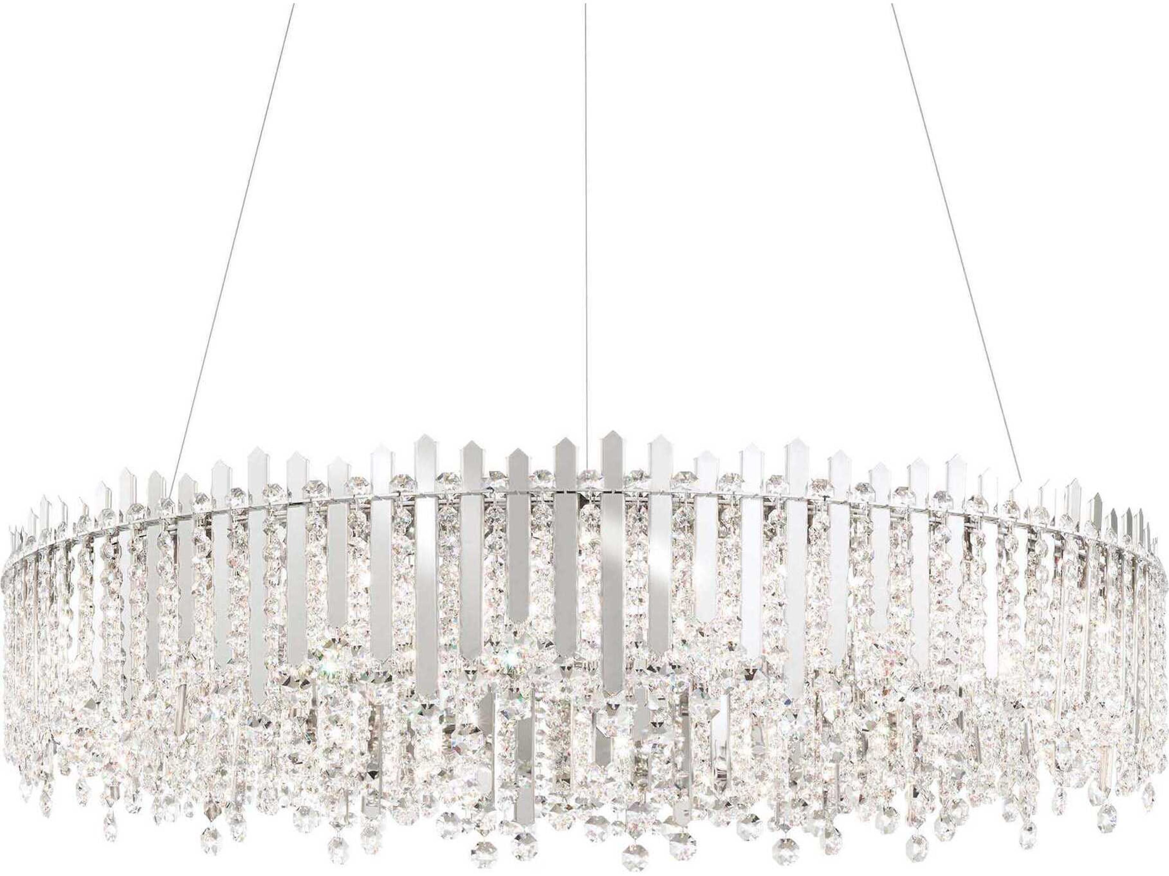 Schonbek Chatter 18-Light8-Light Silver Crystal Pendant