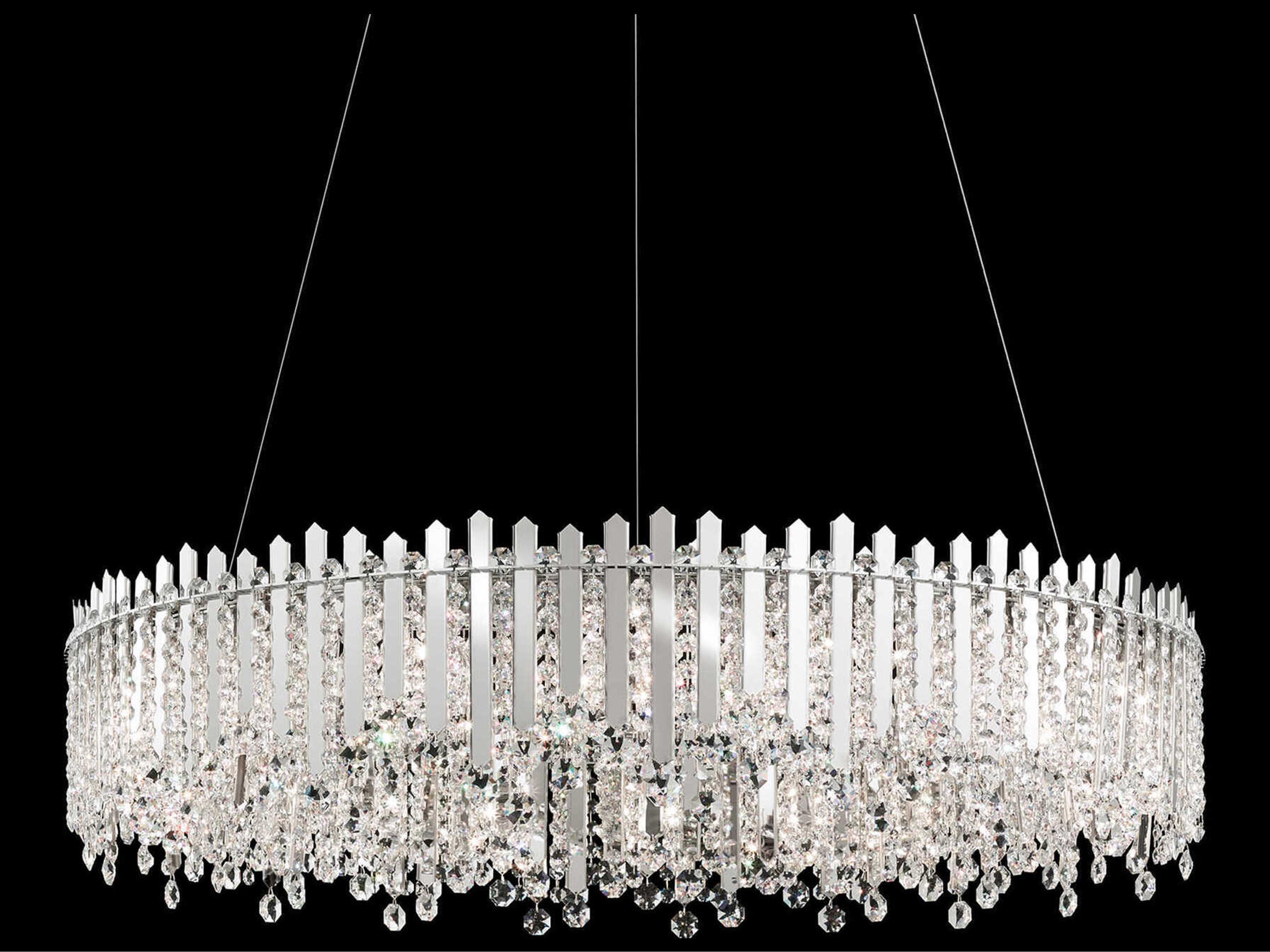 Schonbek Chatter 18-Light8-Light Silver Crystal Pendant