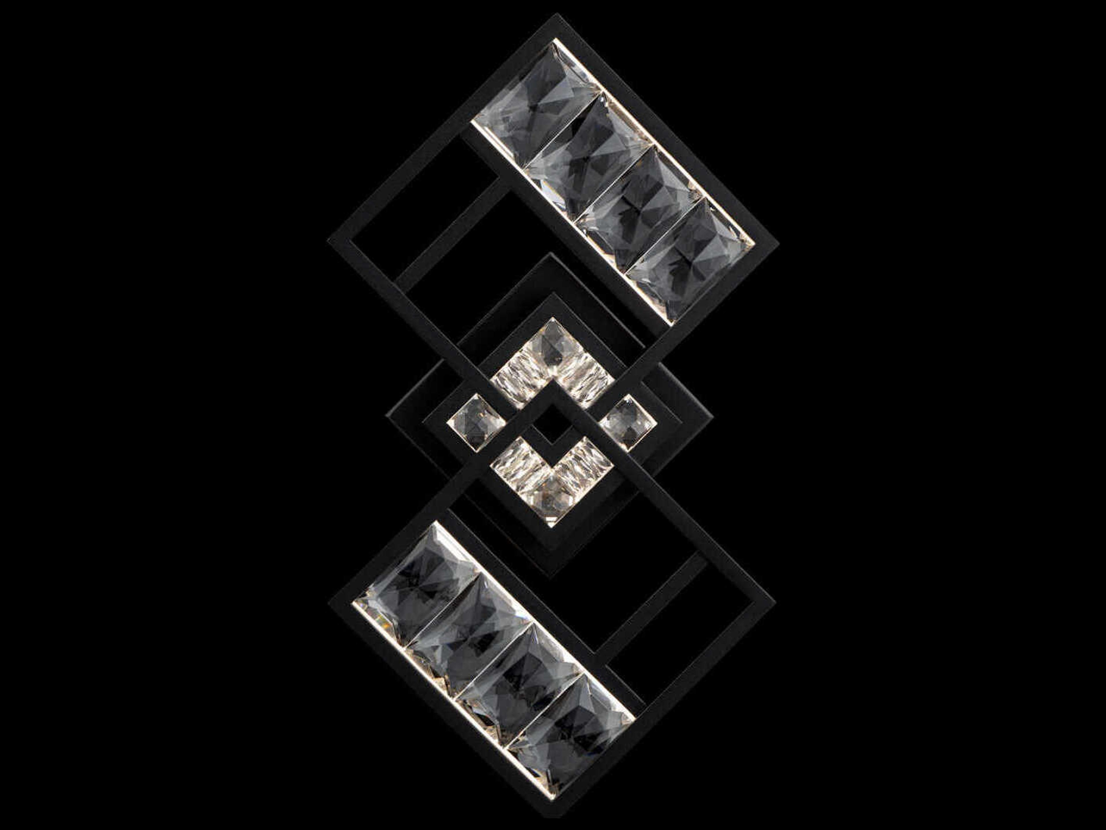 Diamonta Black Wall Sconce