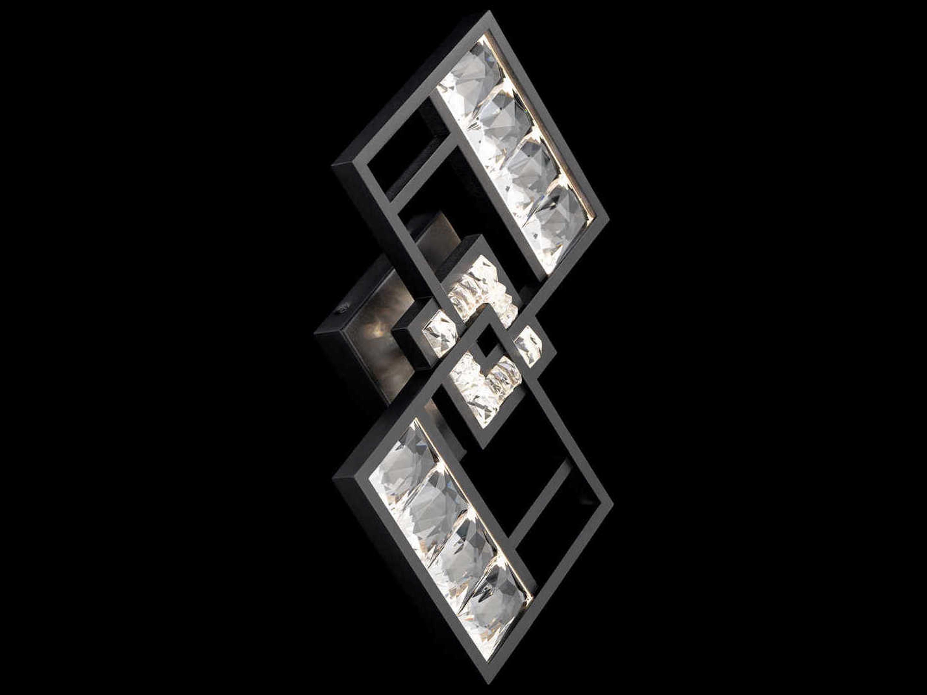 Schonbek Diamonta Black Wall Sconce