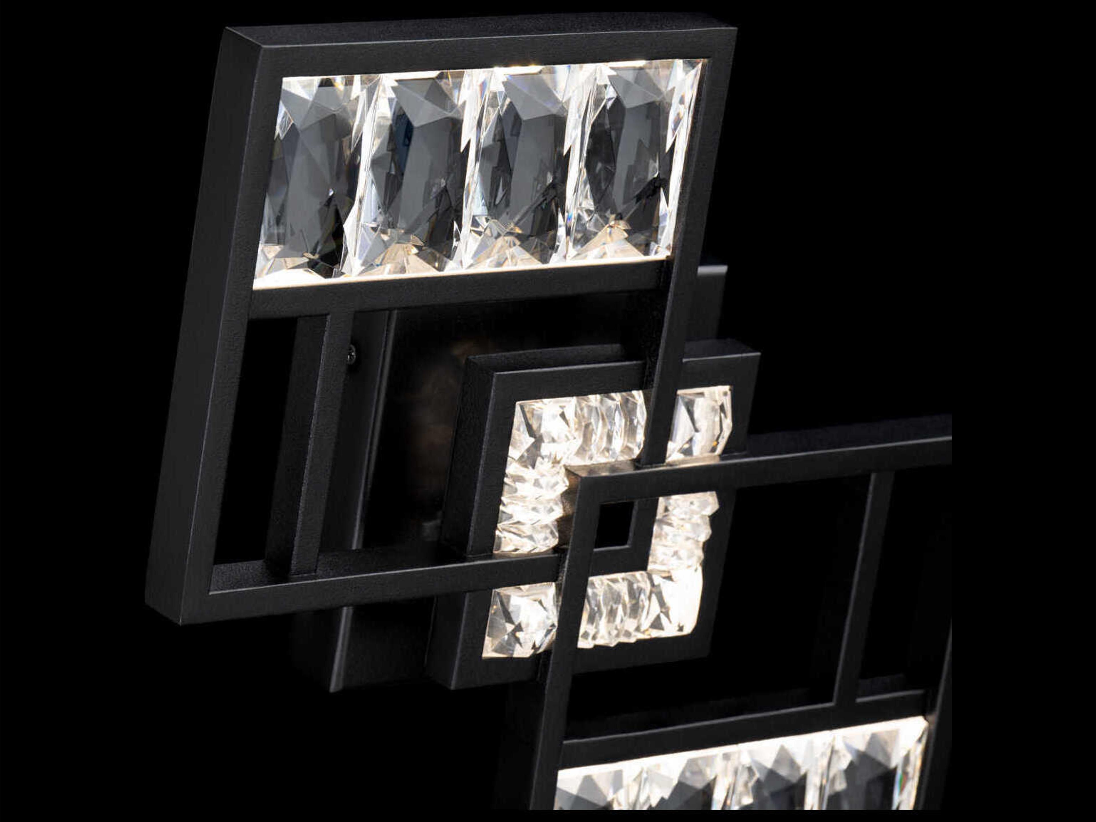 Schonbek Diamonta Black Wall Sconce