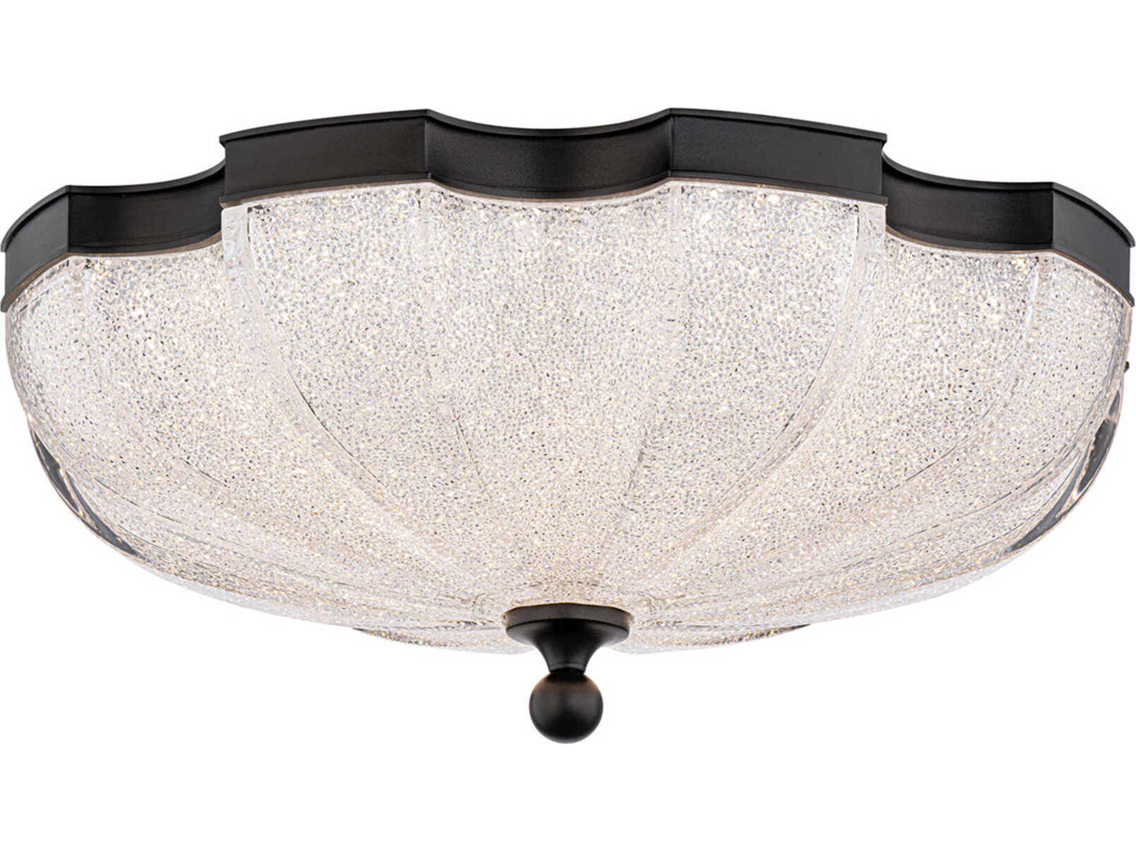 Cupola 1-Light Black Flush Mount