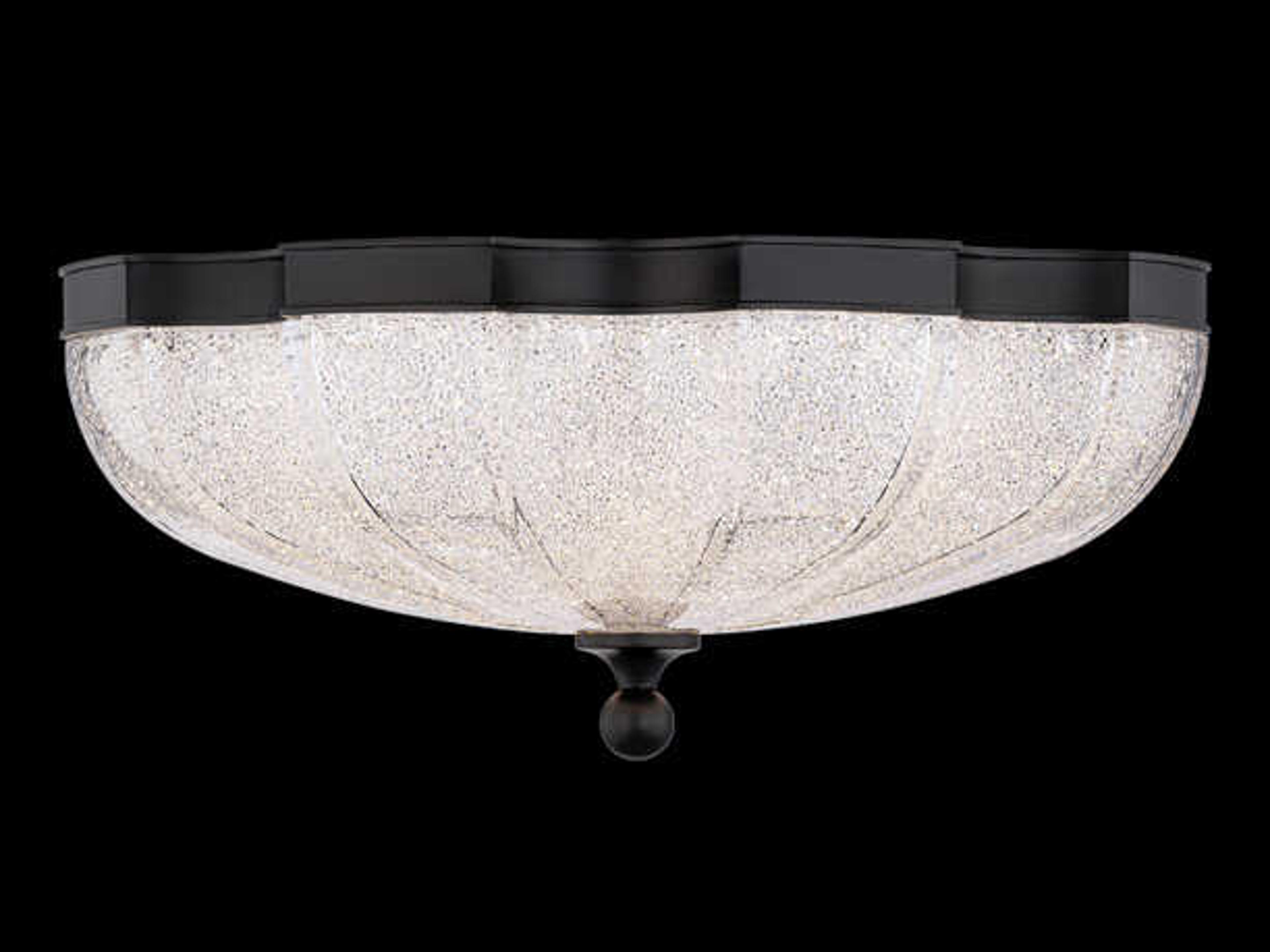 Schonbek Cupola 1-Light Black Flush Mount