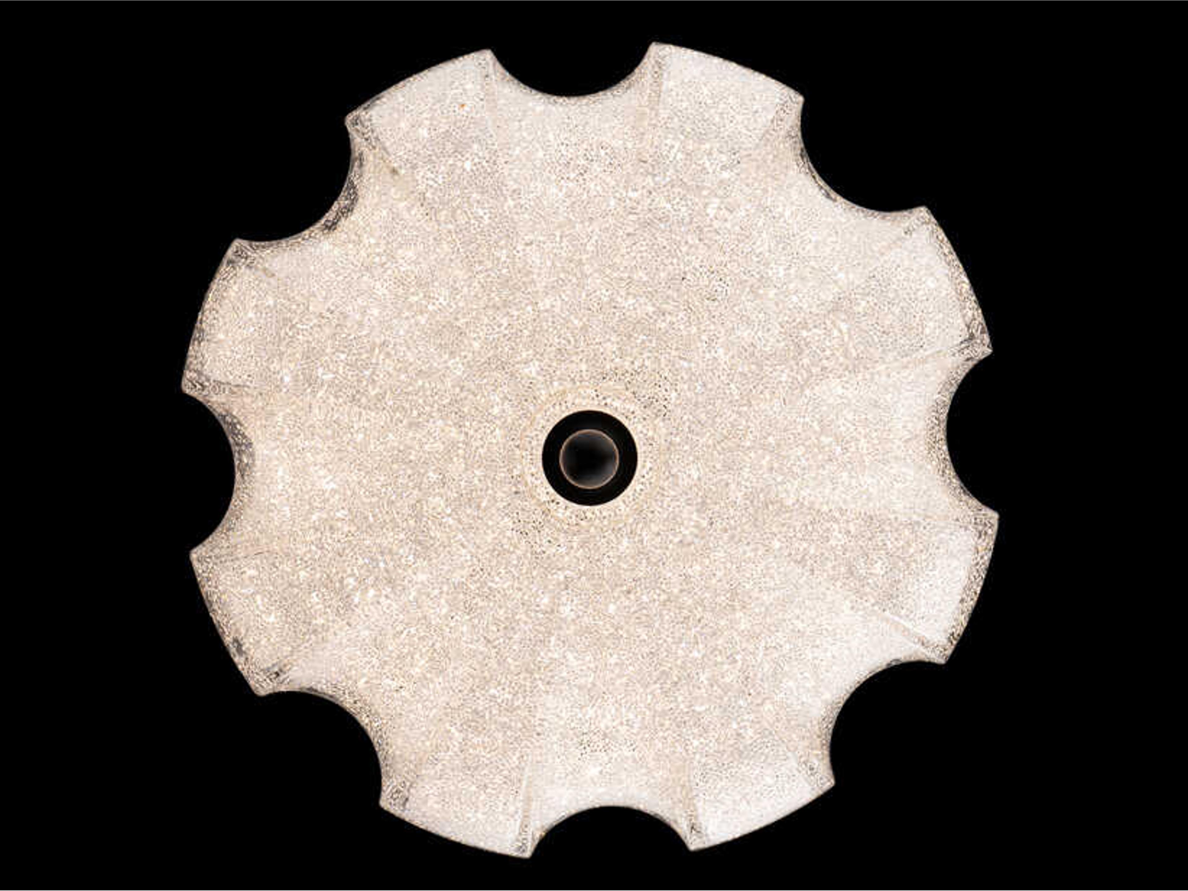 Schonbek Cupola 1-Light Black Flush Mount