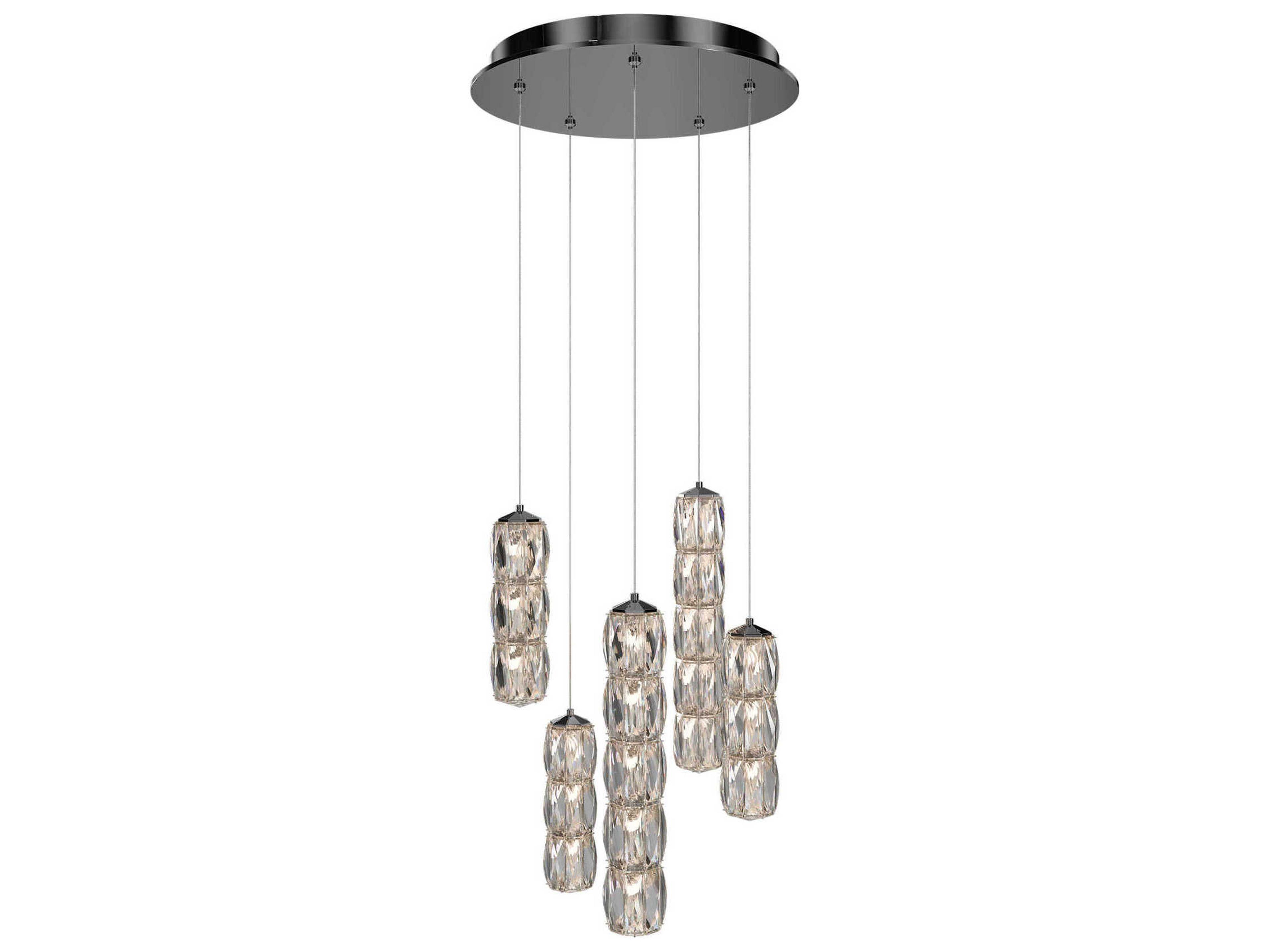 Verve 5-Light Stainless Steel Linear Pendant