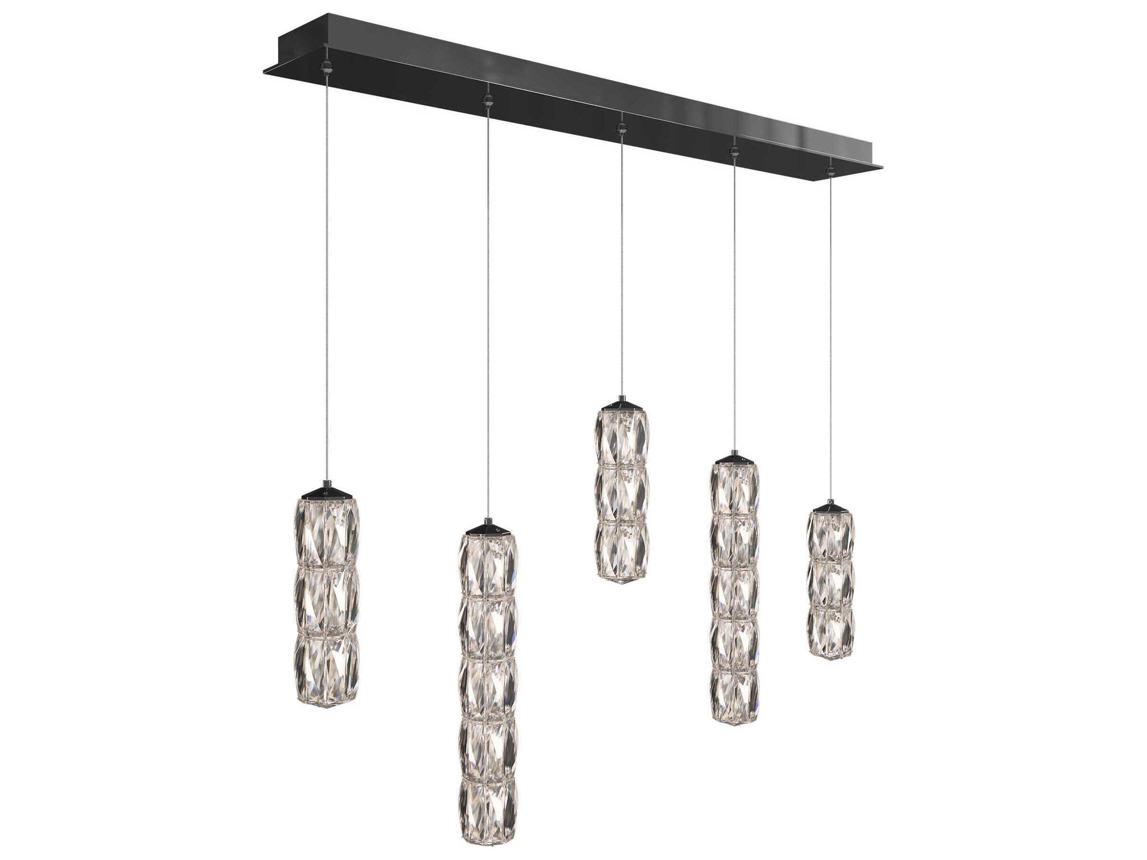 Verve 5-Light Stainless Steel Linear Island Pendant