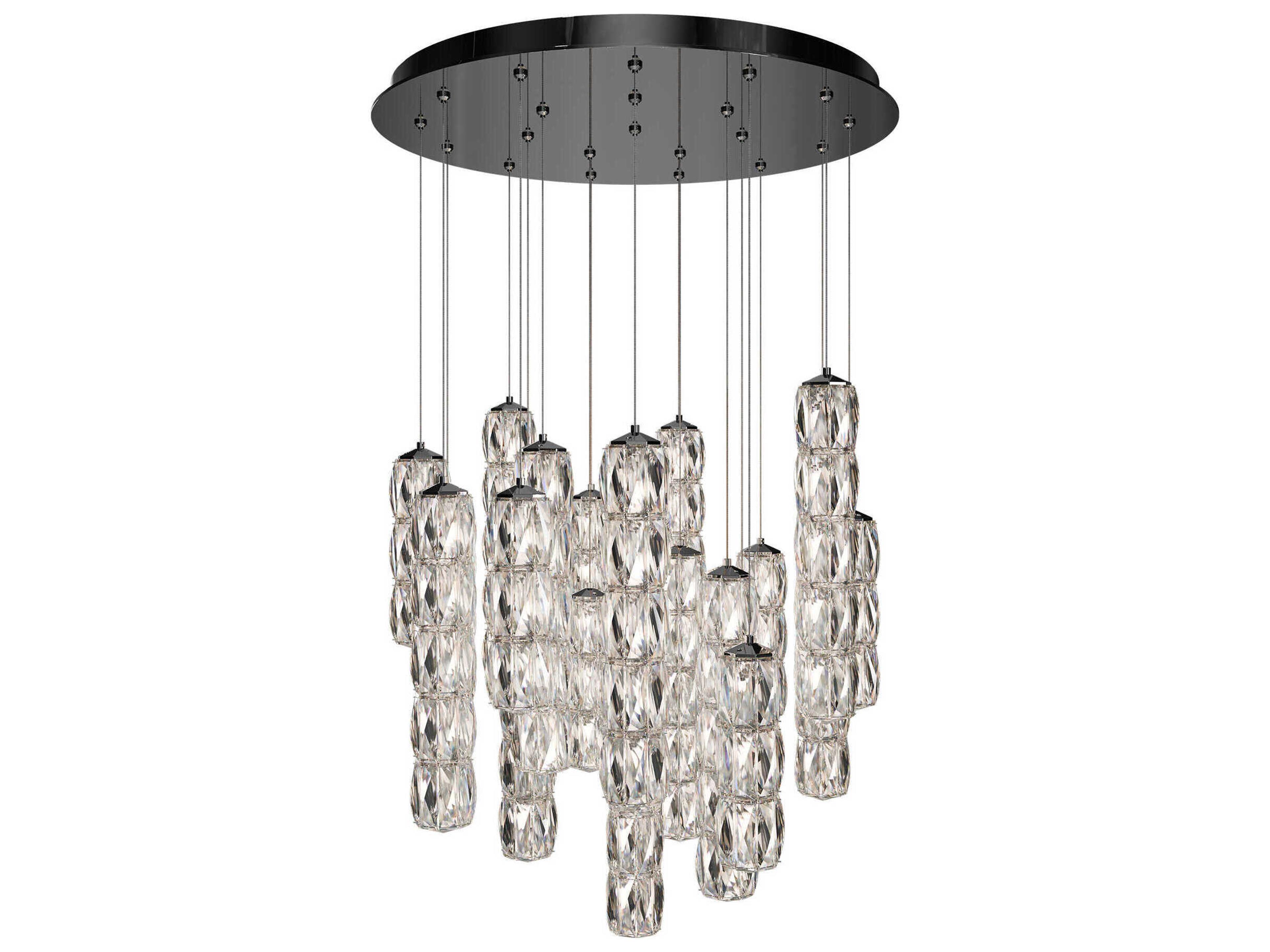 Verve 21-Light Stainless Steel Linear Pendant