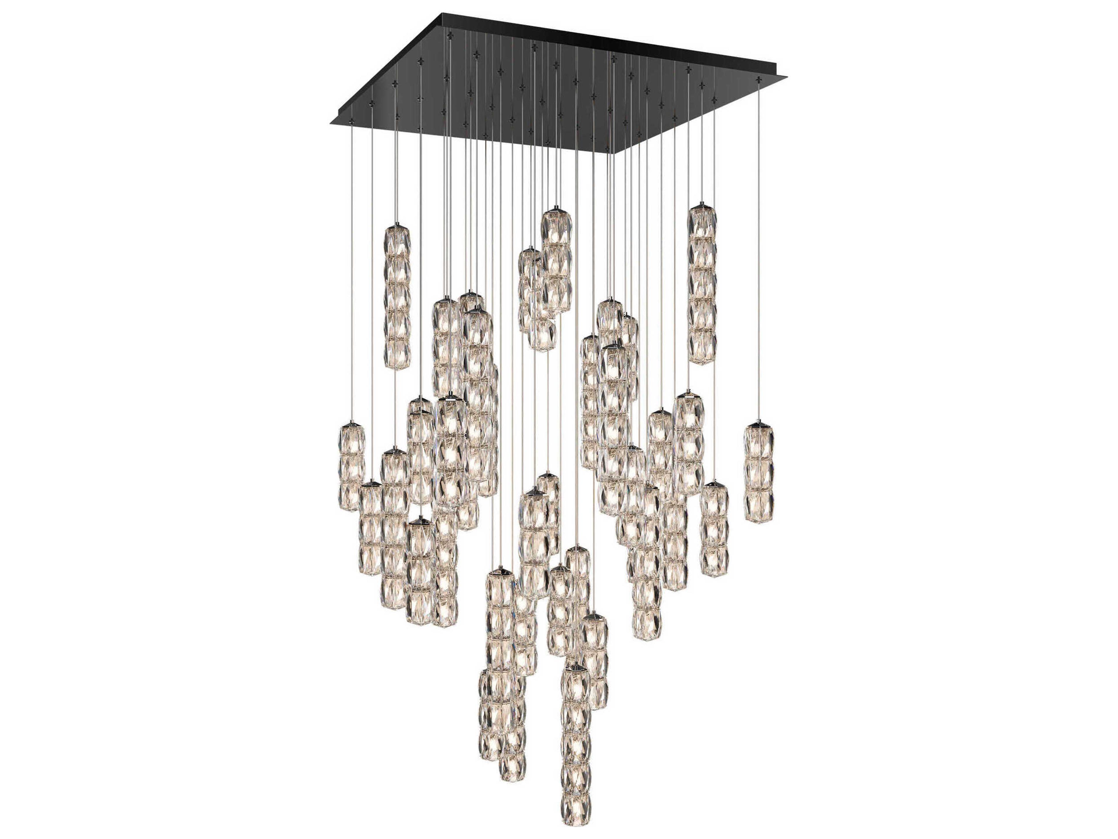 Verve 41-Light Stainless Steel Linear Pendant
