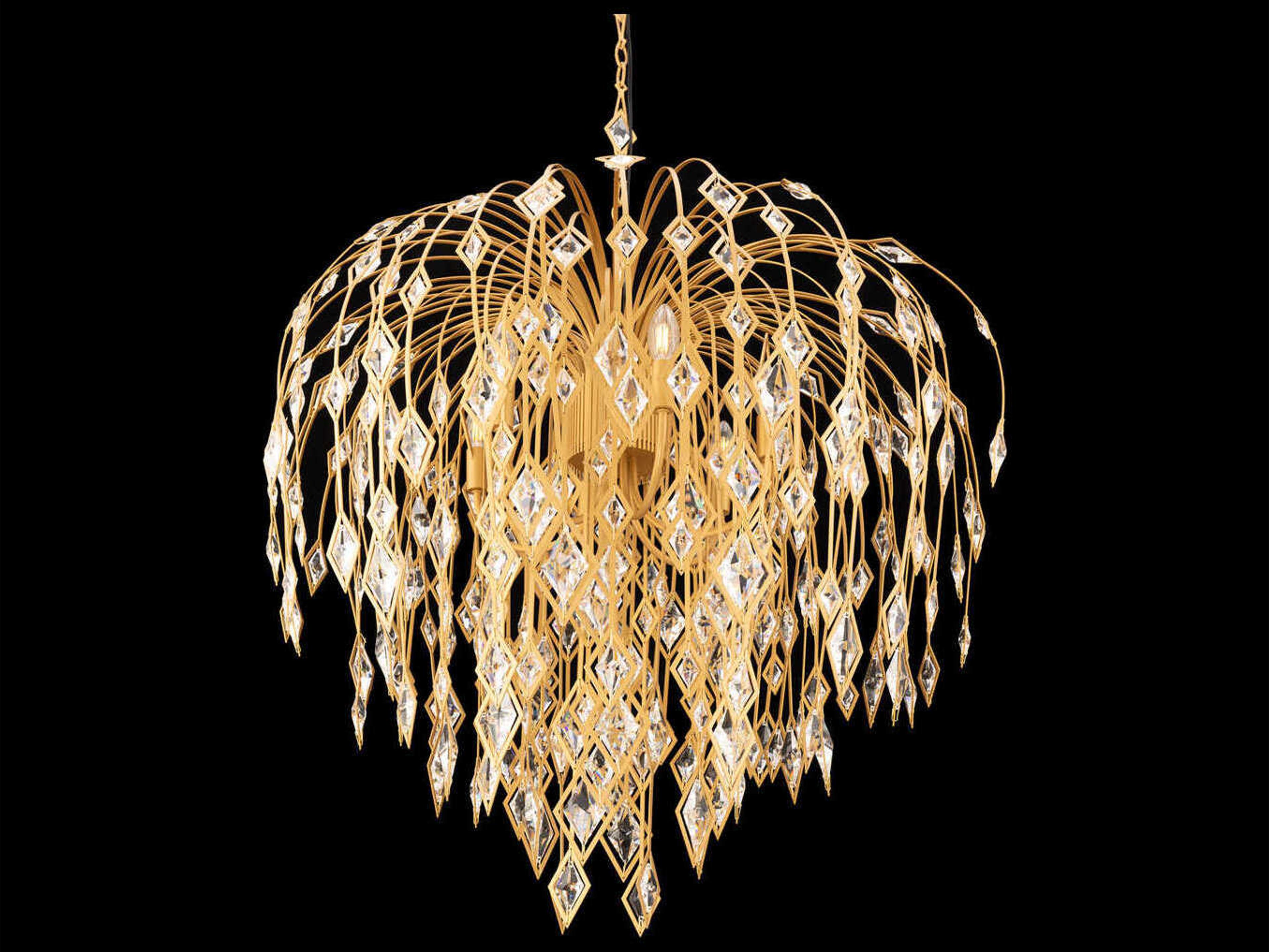 Laureline 6-Light Brass Chandelier