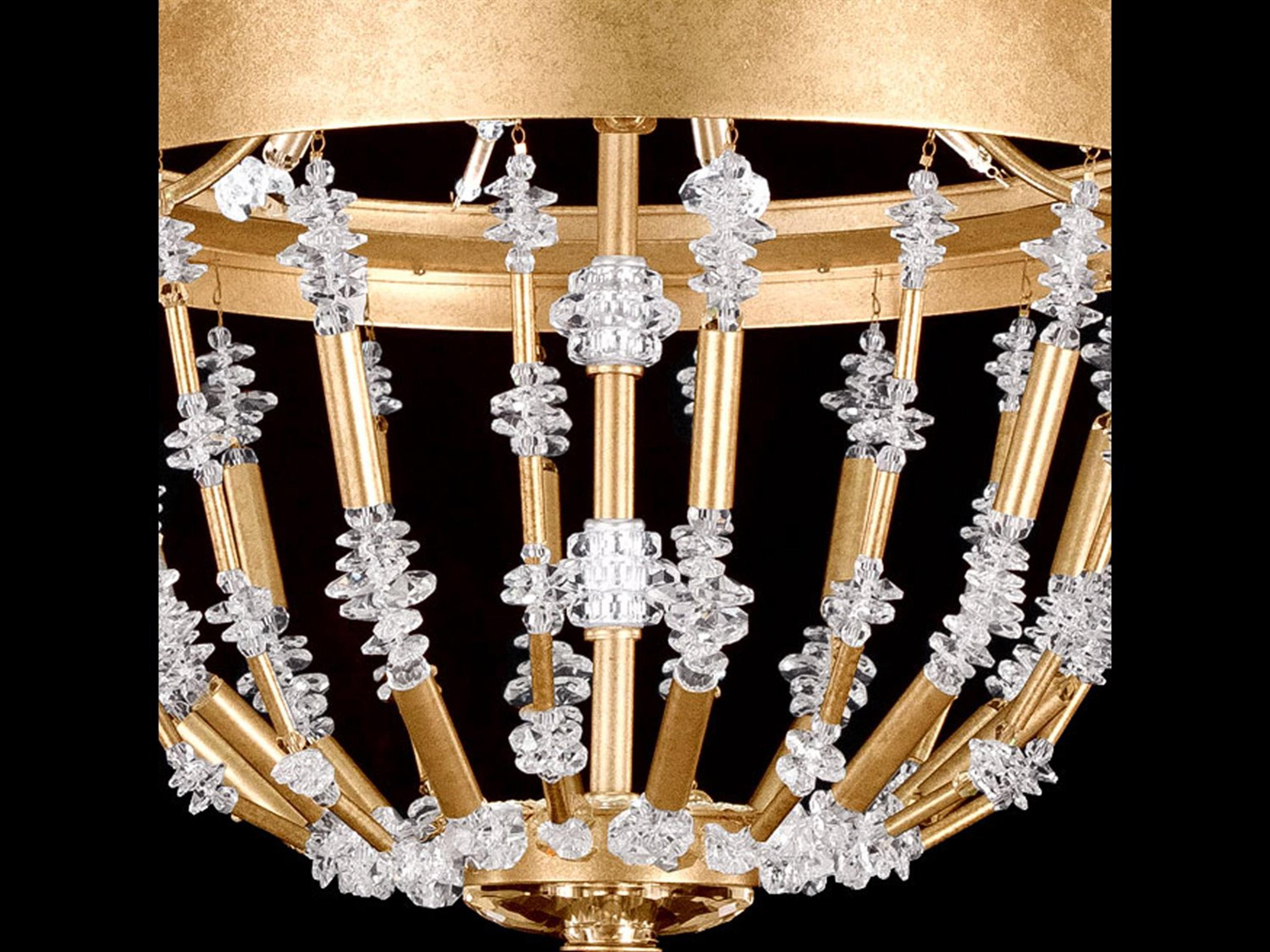 Schonbek Bali 1-Light Heirloom Gold Crystal LED Pendant