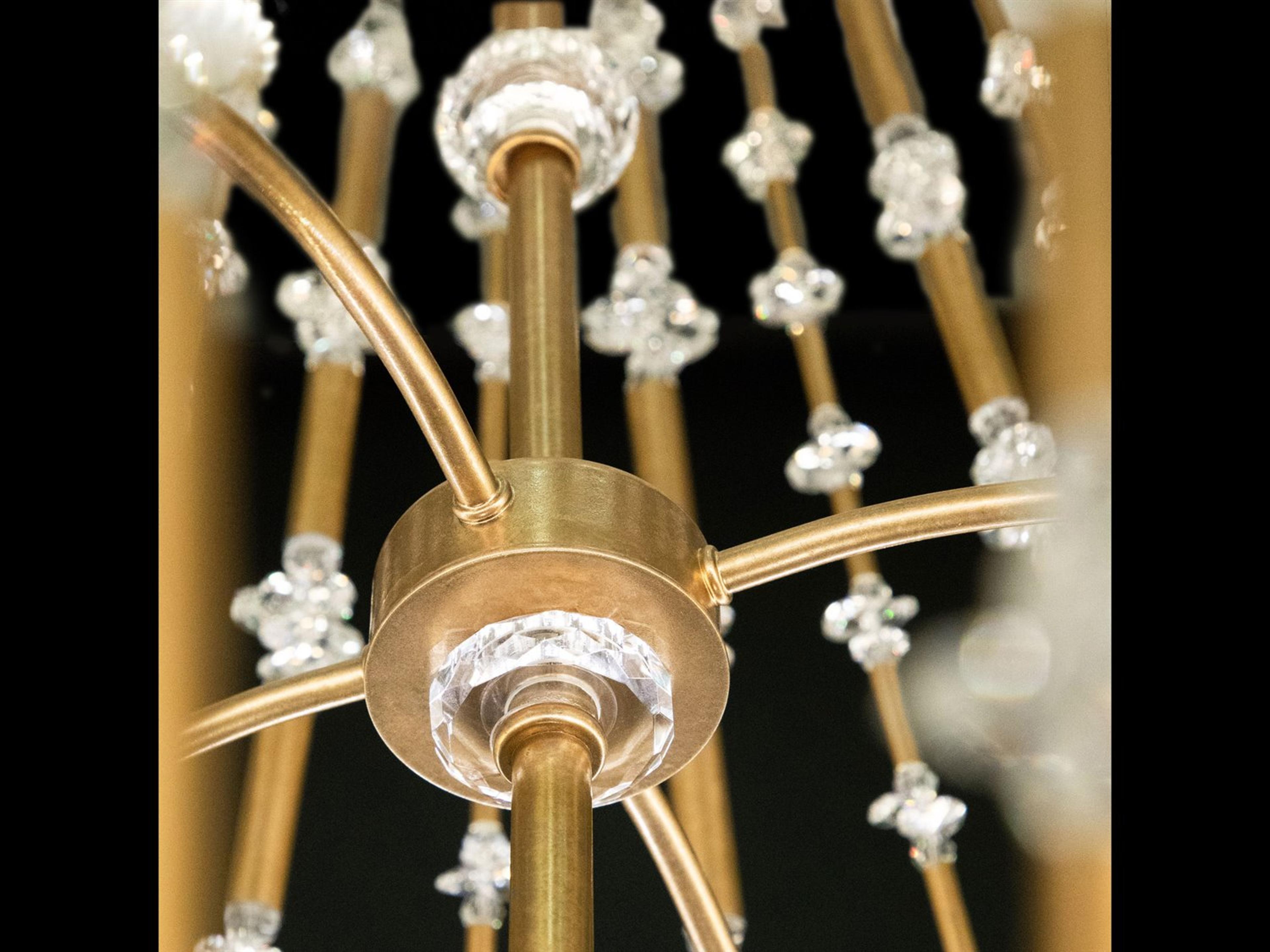 Schonbek Bali 1-Light Heirloom Gold Crystal LED Pendant